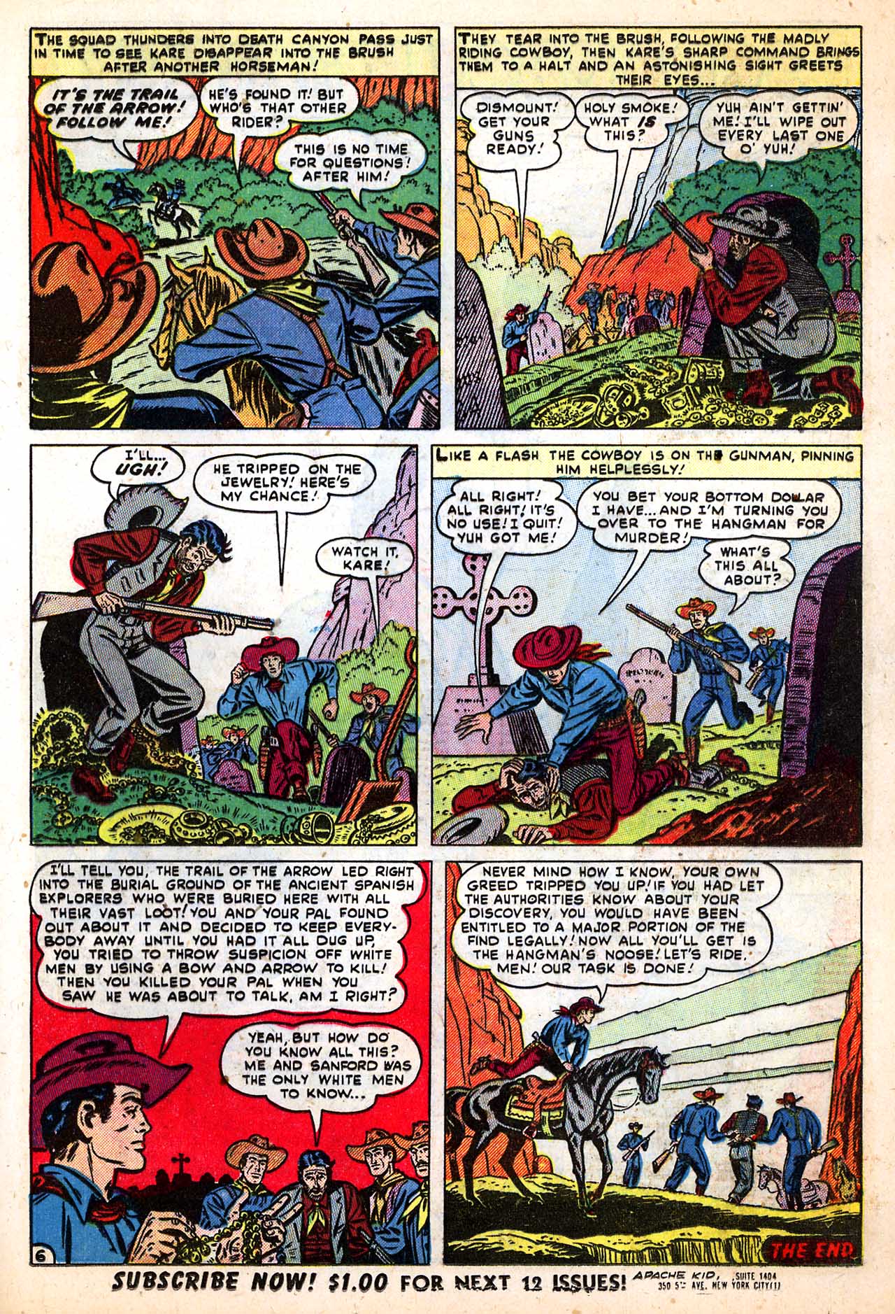 Read online Apache Kid comic -  Issue #5 - 17