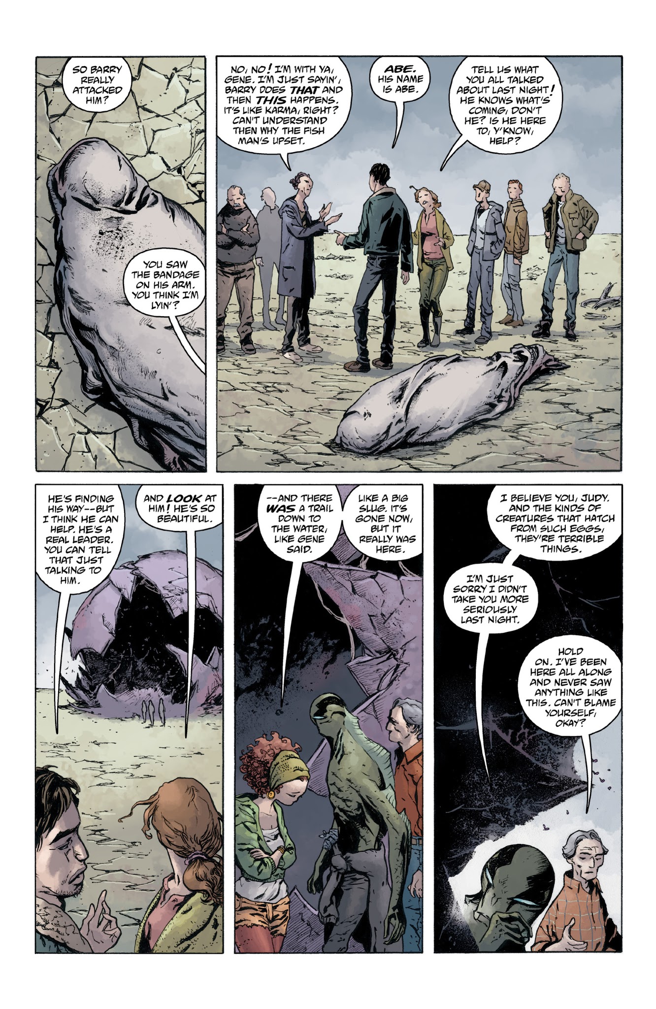 Read online Abe Sapien: Dark and Terrible and The New Race of Man comic -  Issue # TPB - 104