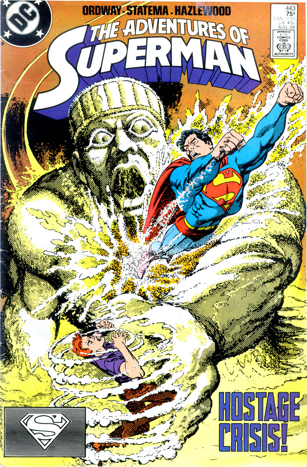 Read online Adventures of Superman (1987) comic -  Issue #443 - 1