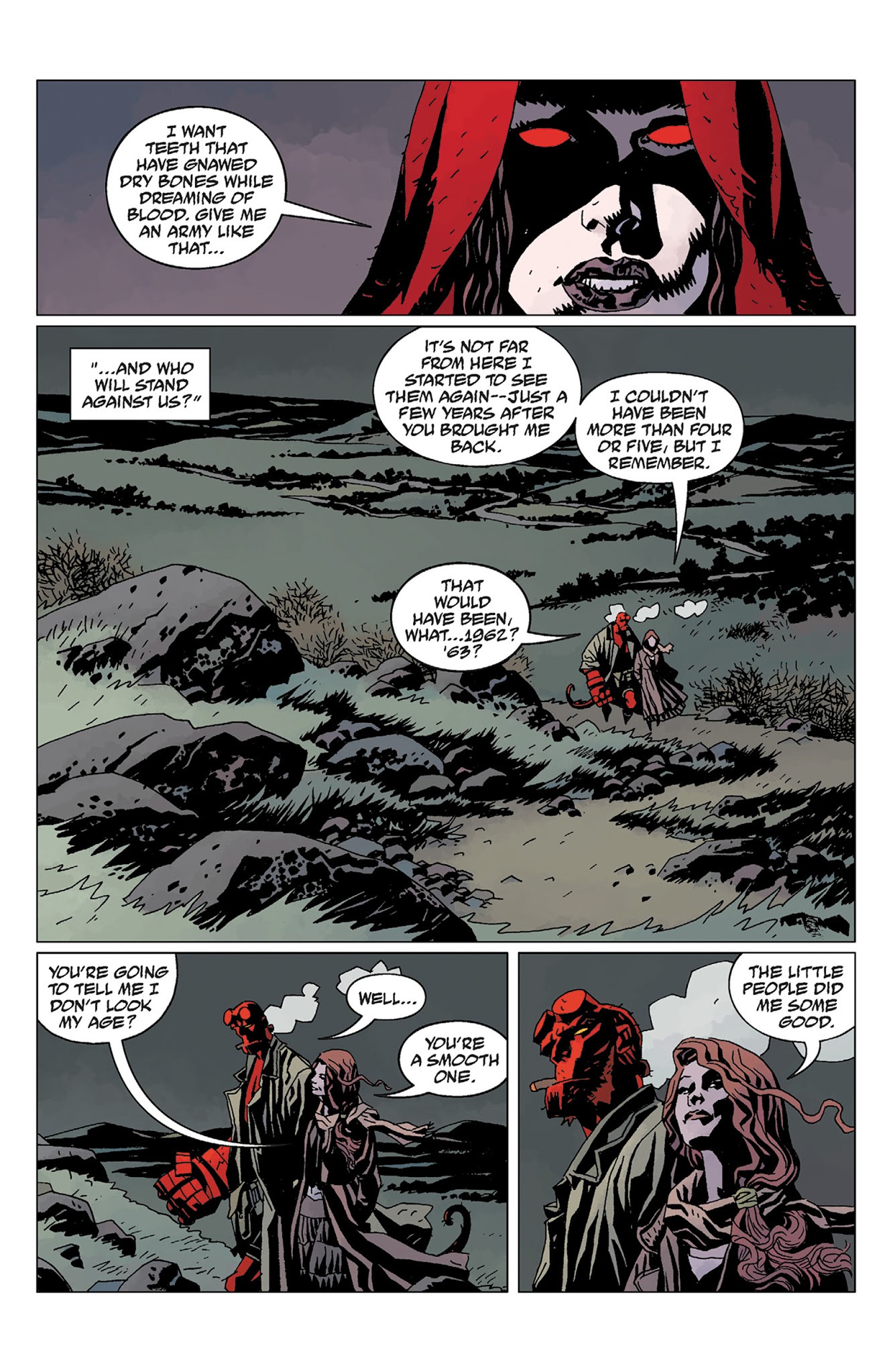 Read online Hellboy: The Wild Hunt comic -  Issue # TPB - 65