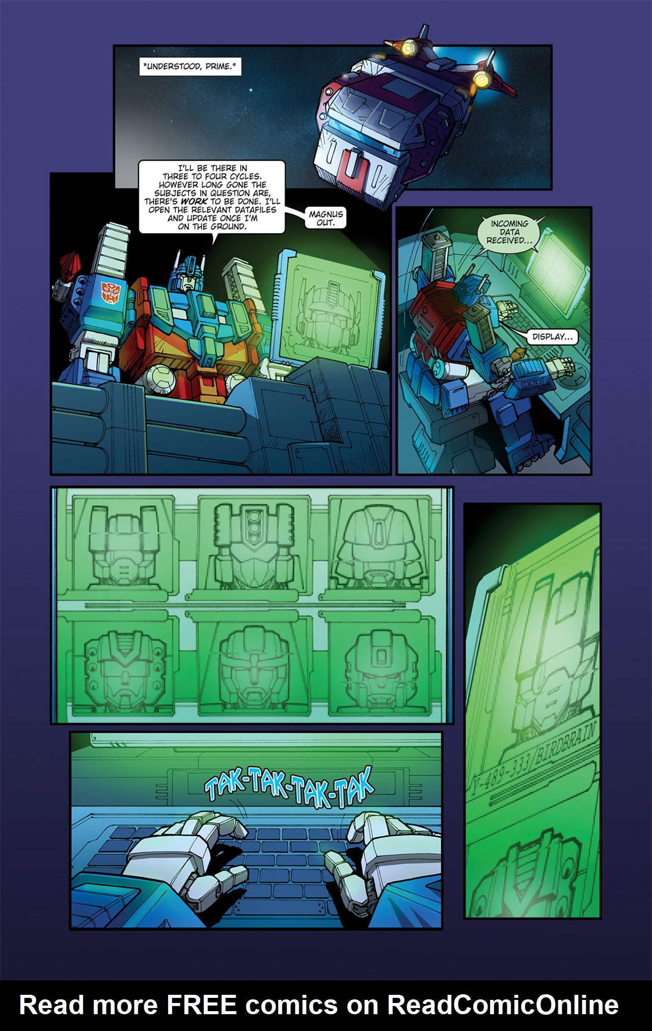 Read online Transformers Spotlight: Cyclonus comic -  Issue # Full - 12