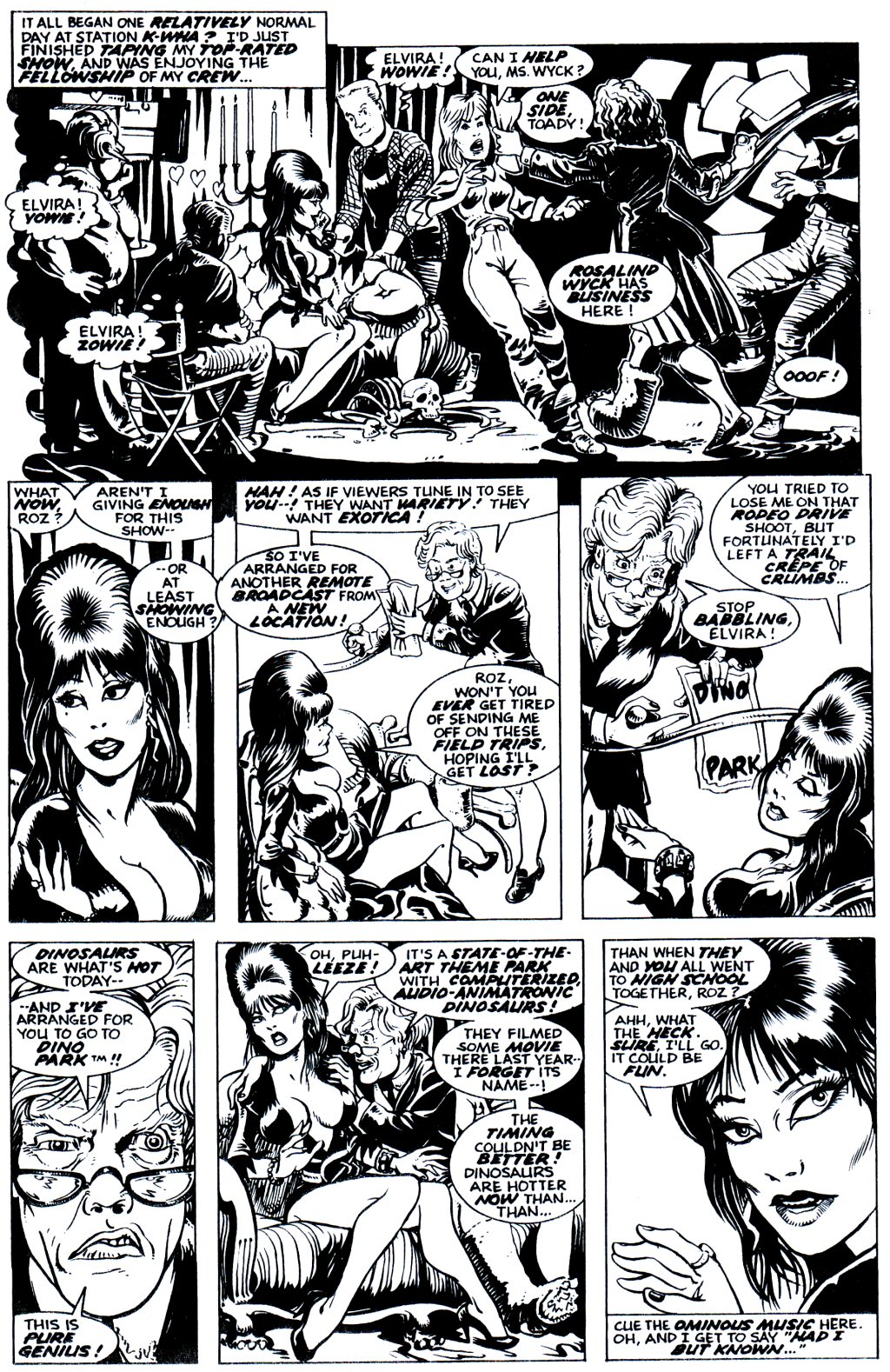 Read online Elvira, Mistress of the Dark comic -  Issue #9 - 4