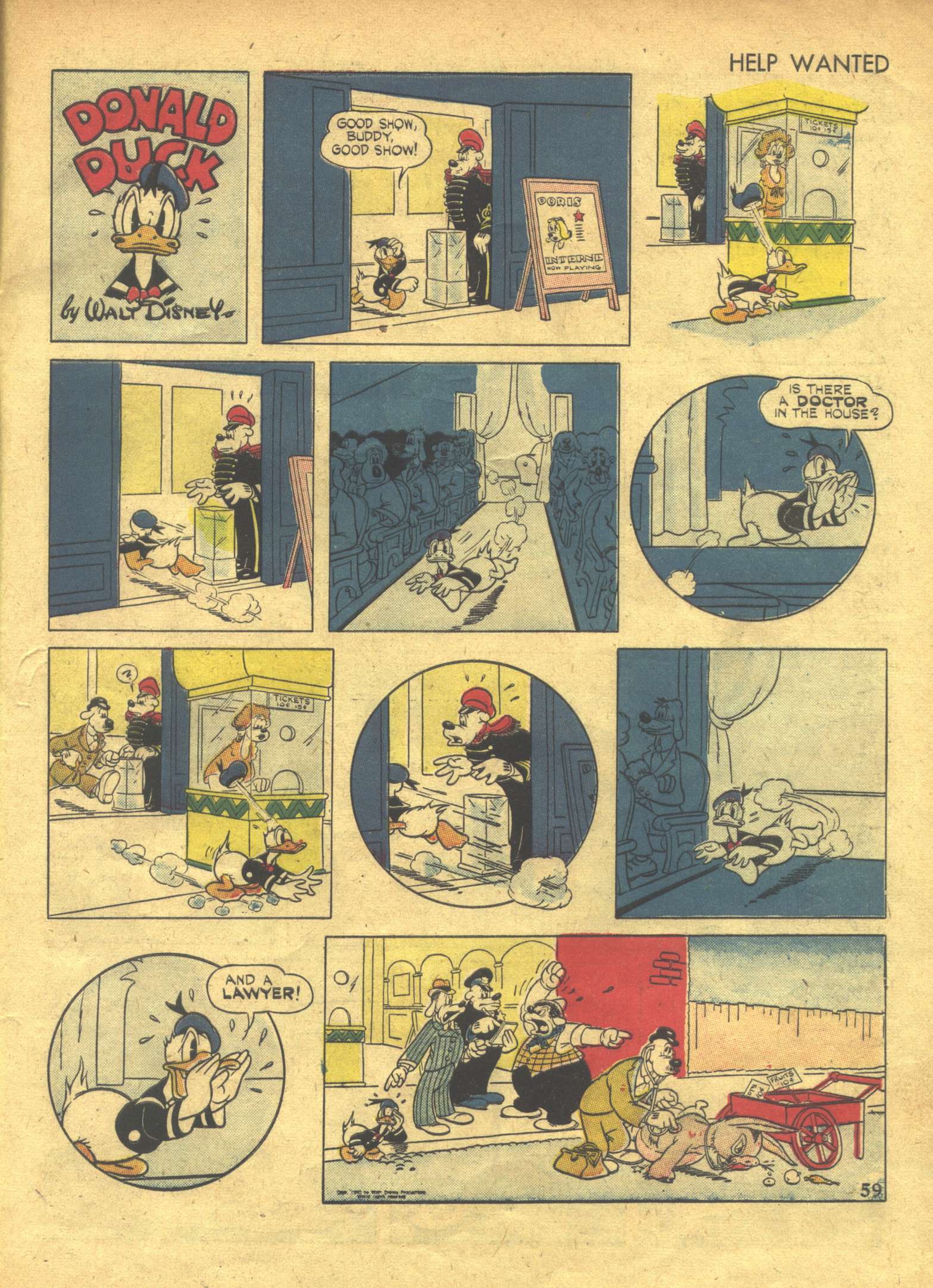 Read online Walt Disney's Comics and Stories comic -  Issue #23 - 61