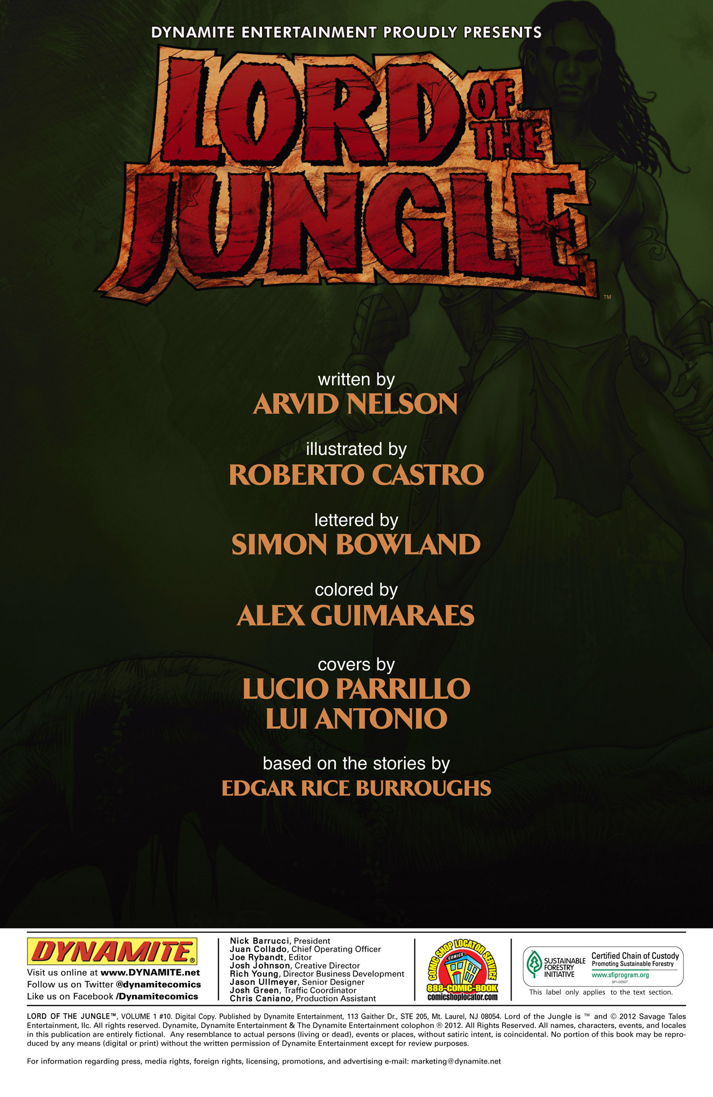 Read online Lord Of The Jungle (2012) comic -  Issue #10 - 2