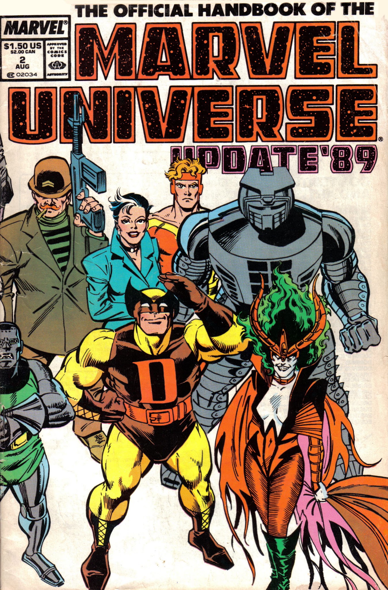 Read online The Official Handbook of the Marvel Universe: Update '89 comic -  Issue #2 - 1