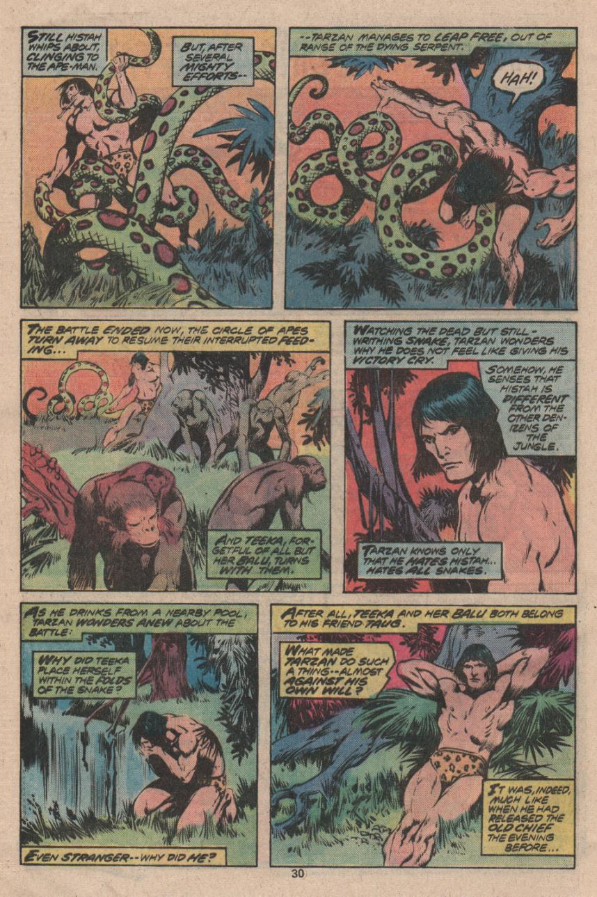 Read online Tarzan (1977) comic -  Issue #9 - 17