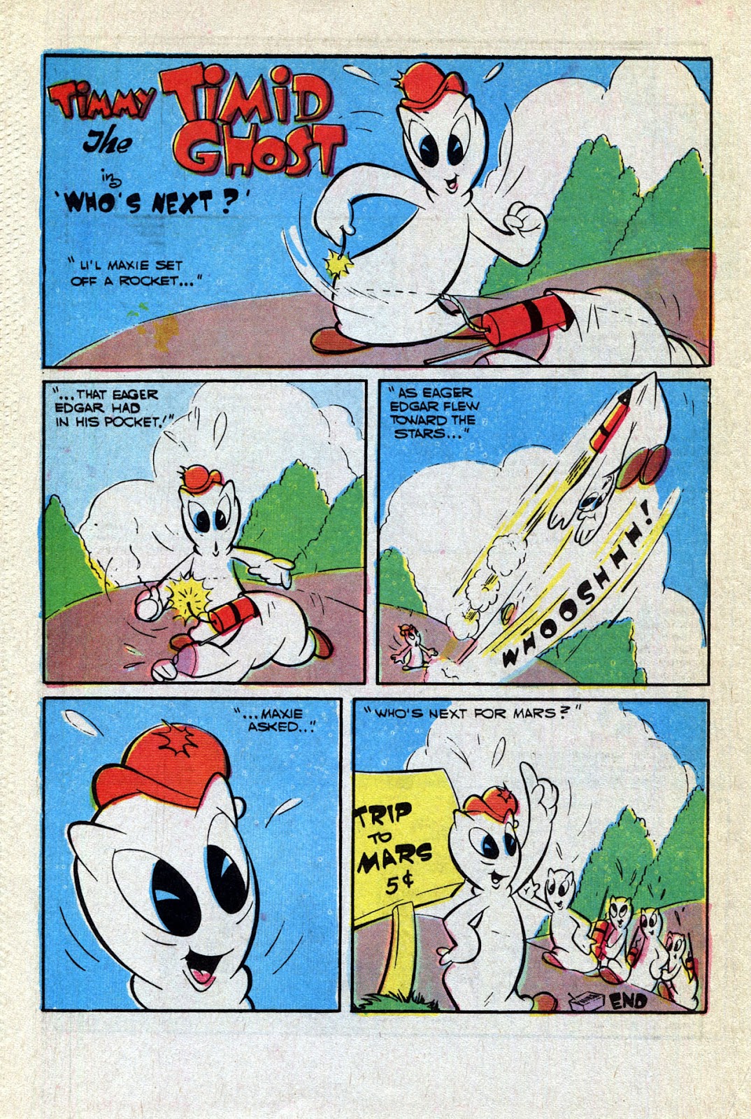 Read online Timmy the Timid Ghost comic -  Issue #24 - 28