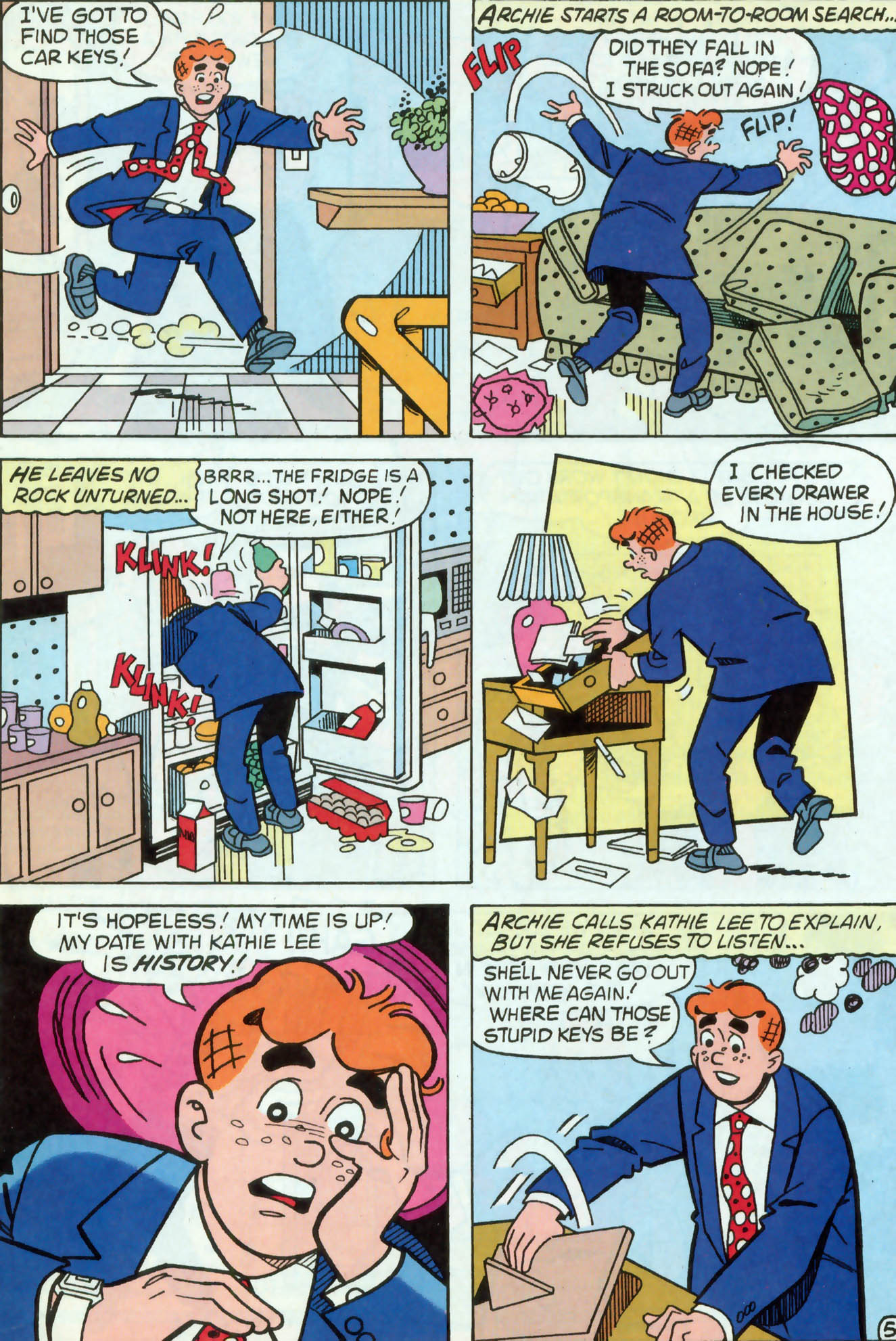 Read online Archie (1960) comic -  Issue #468 - 6
