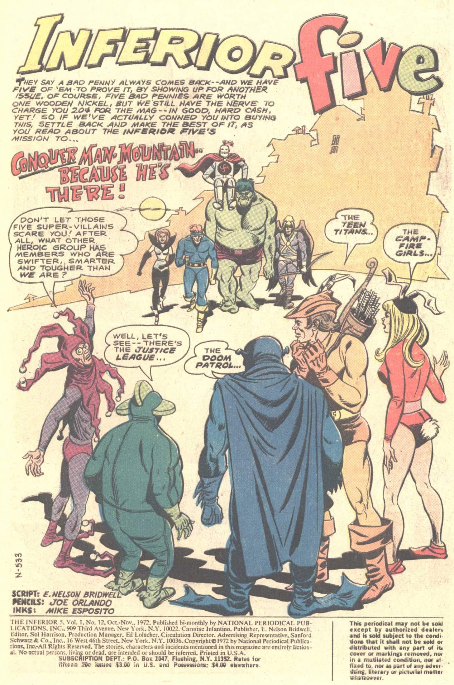 Read online The Inferior Five comic -  Issue #12 - 3