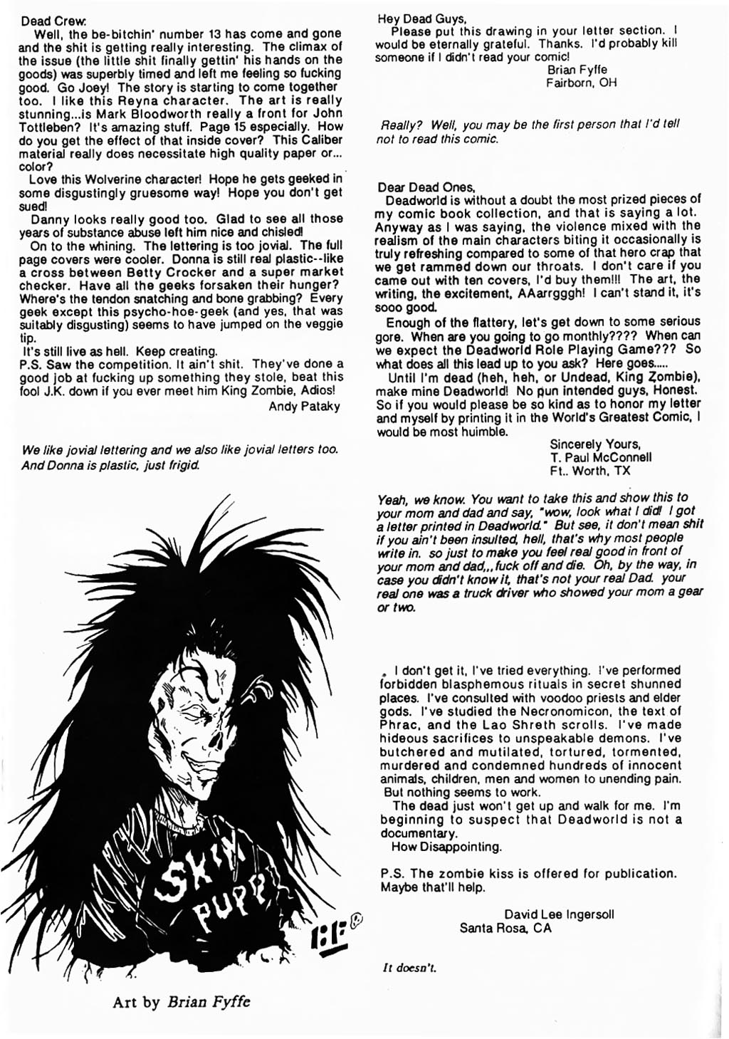 Read online Deadworld (1988) comic -  Issue #17 - 19