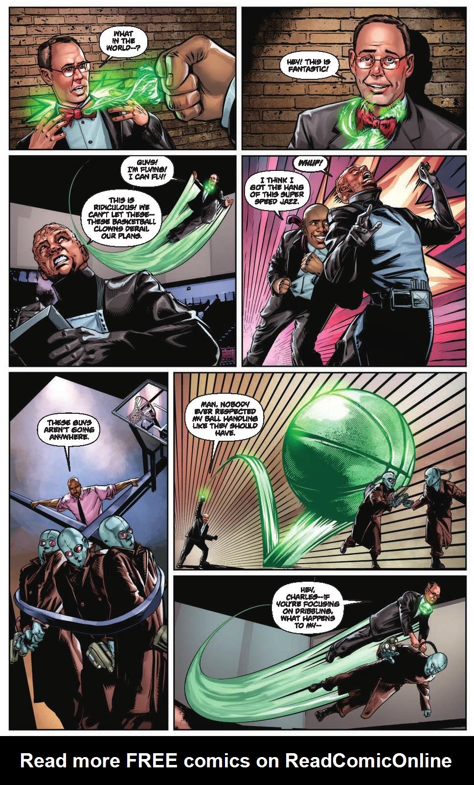 Read online The Justice League Goes Inside the NBA-All Star Edition comic -  Issue # Full - 12