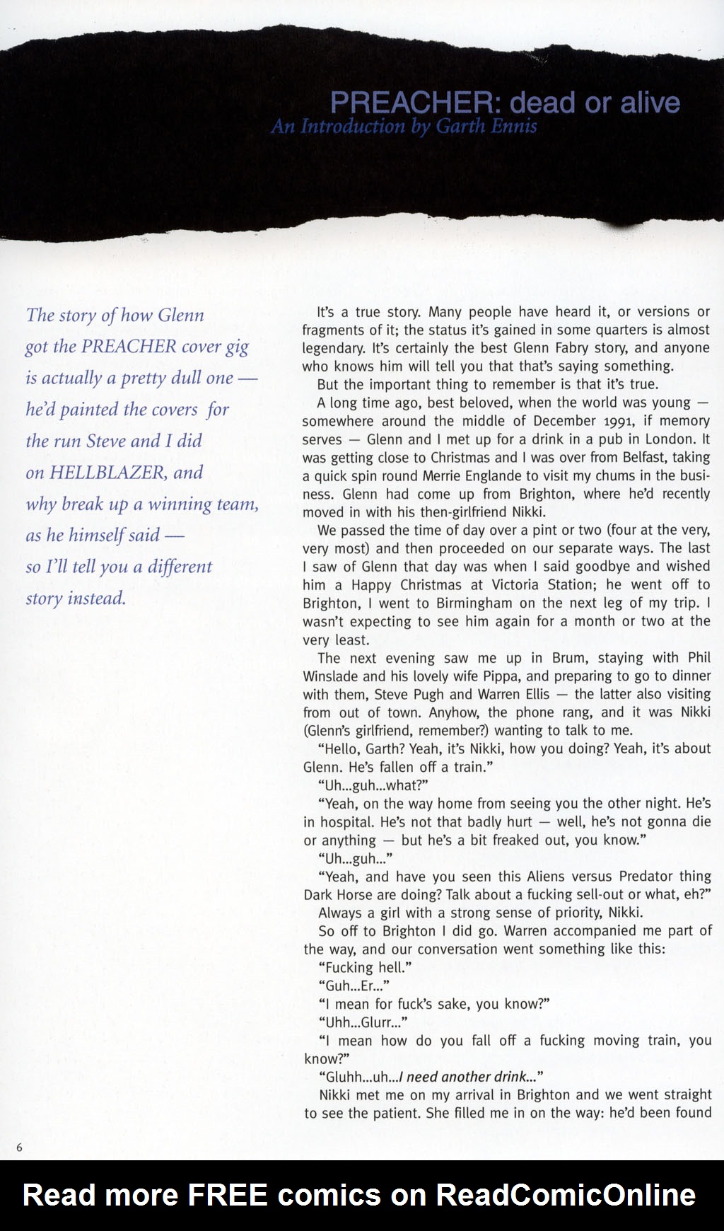 Read online Preacher: Dead or Alive comic -  Issue # TPB (Part 1) - 7