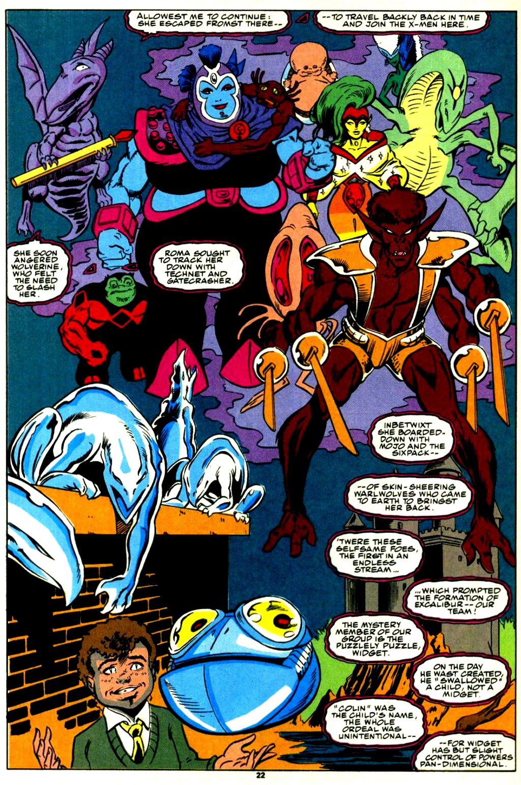Read online Excalibur (1988) comic -  Issue #40 - 16