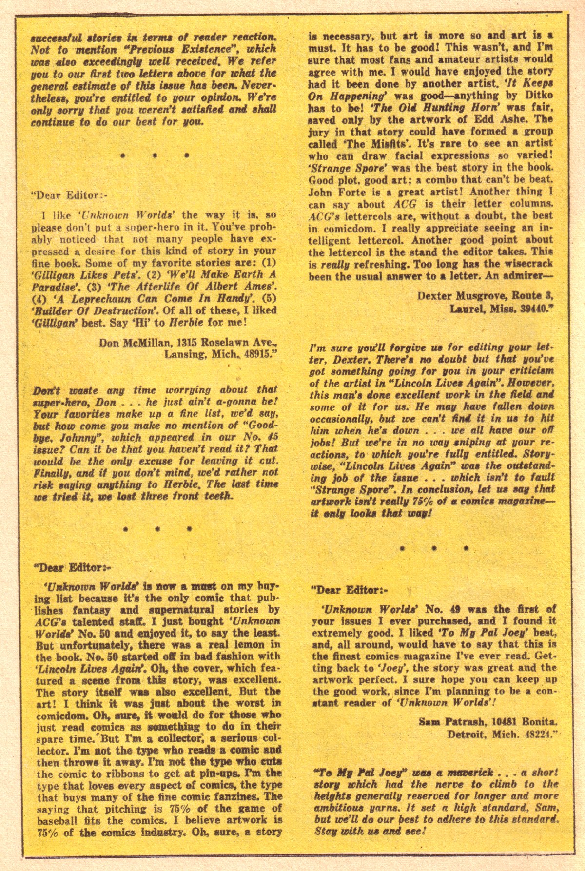 Read online Unknown Worlds comic -  Issue #56 - 25