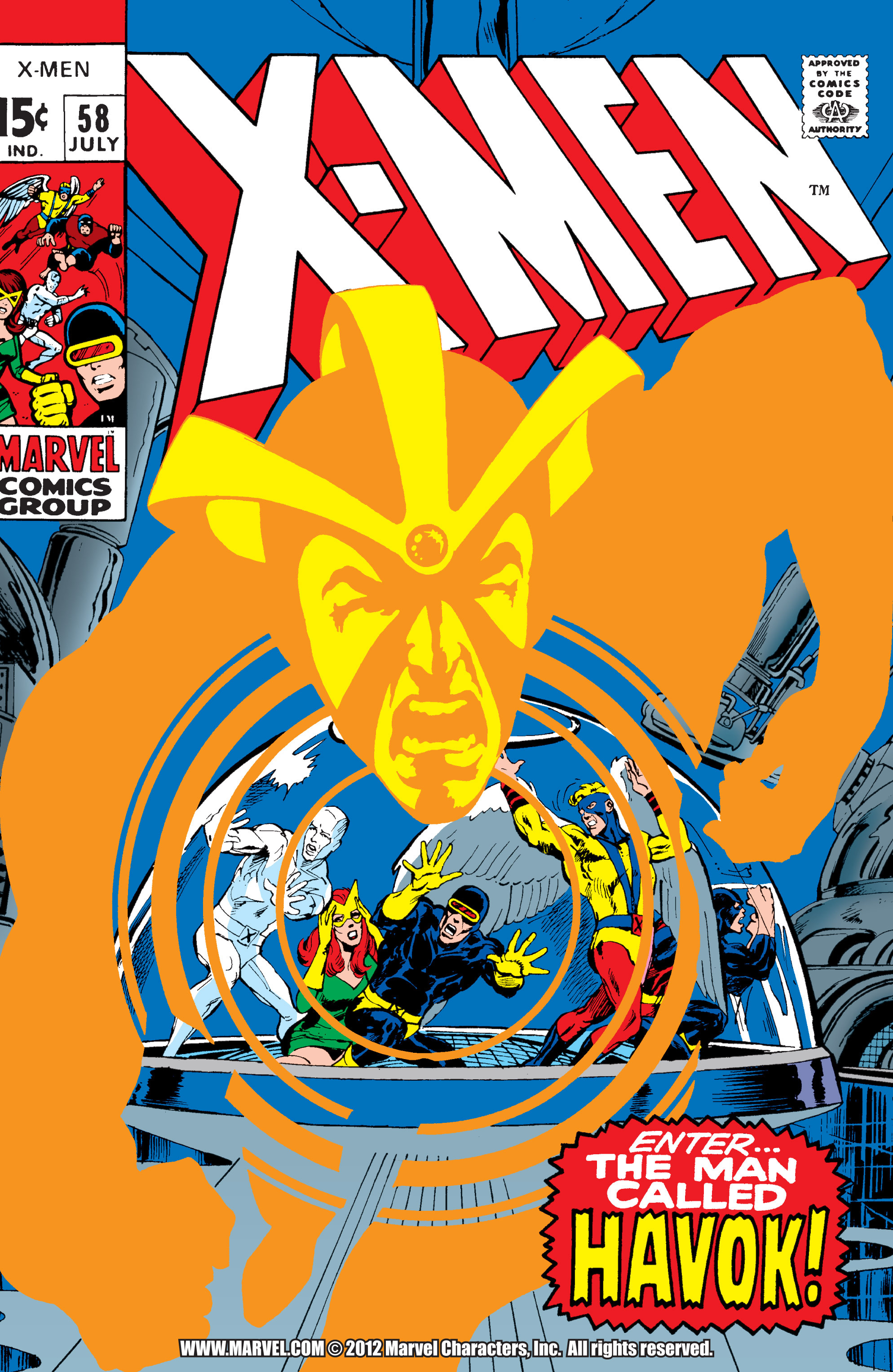 Read online Uncanny X-Men (1963) comic -  Issue #58 - 1