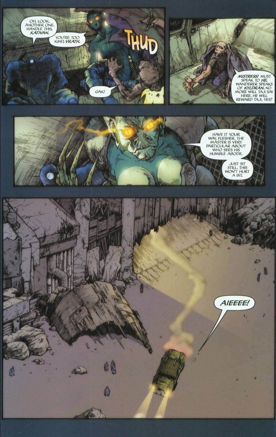 Read online Mutant Earth / Realm of the Claw (flipbook) comic -  Issue #1 - 16