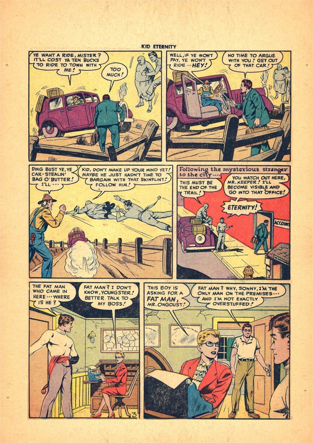 Read online Kid Eternity (1946) comic -  Issue #7 - 17