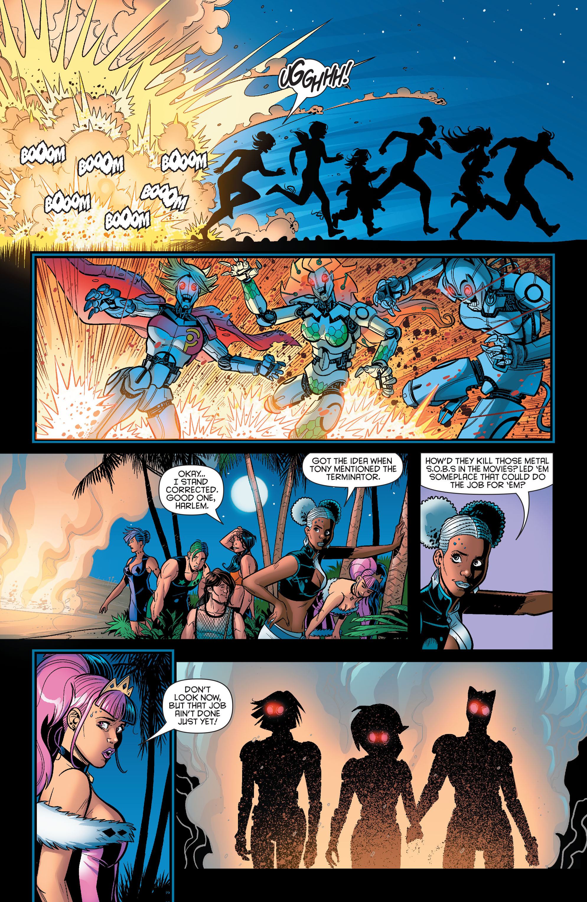 Read online Harley Quinn And Her Gang Of Harleys comic -  Issue #5 - 12