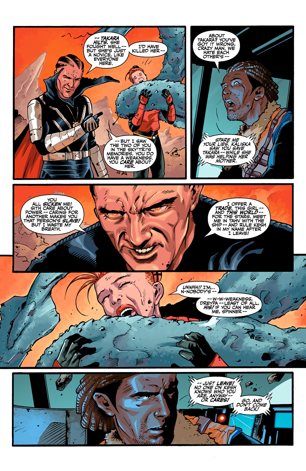 Read online Star Wars: Lost Tribe of the Sith - Spiral comic -  Issue #5 - 9