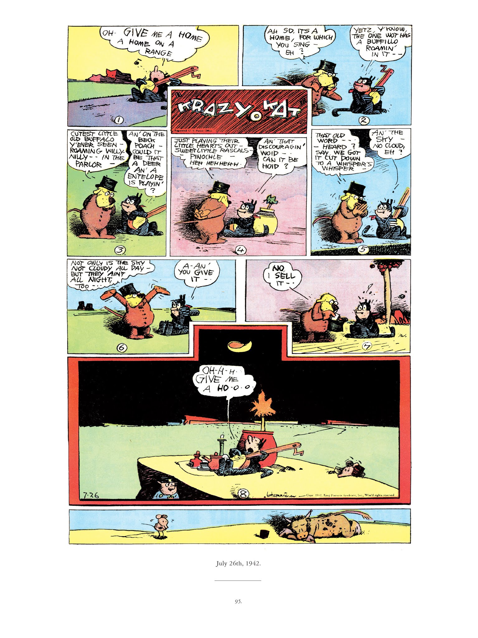 Read online Krazy & Ignatz comic -  Issue # TPB 12 - 94