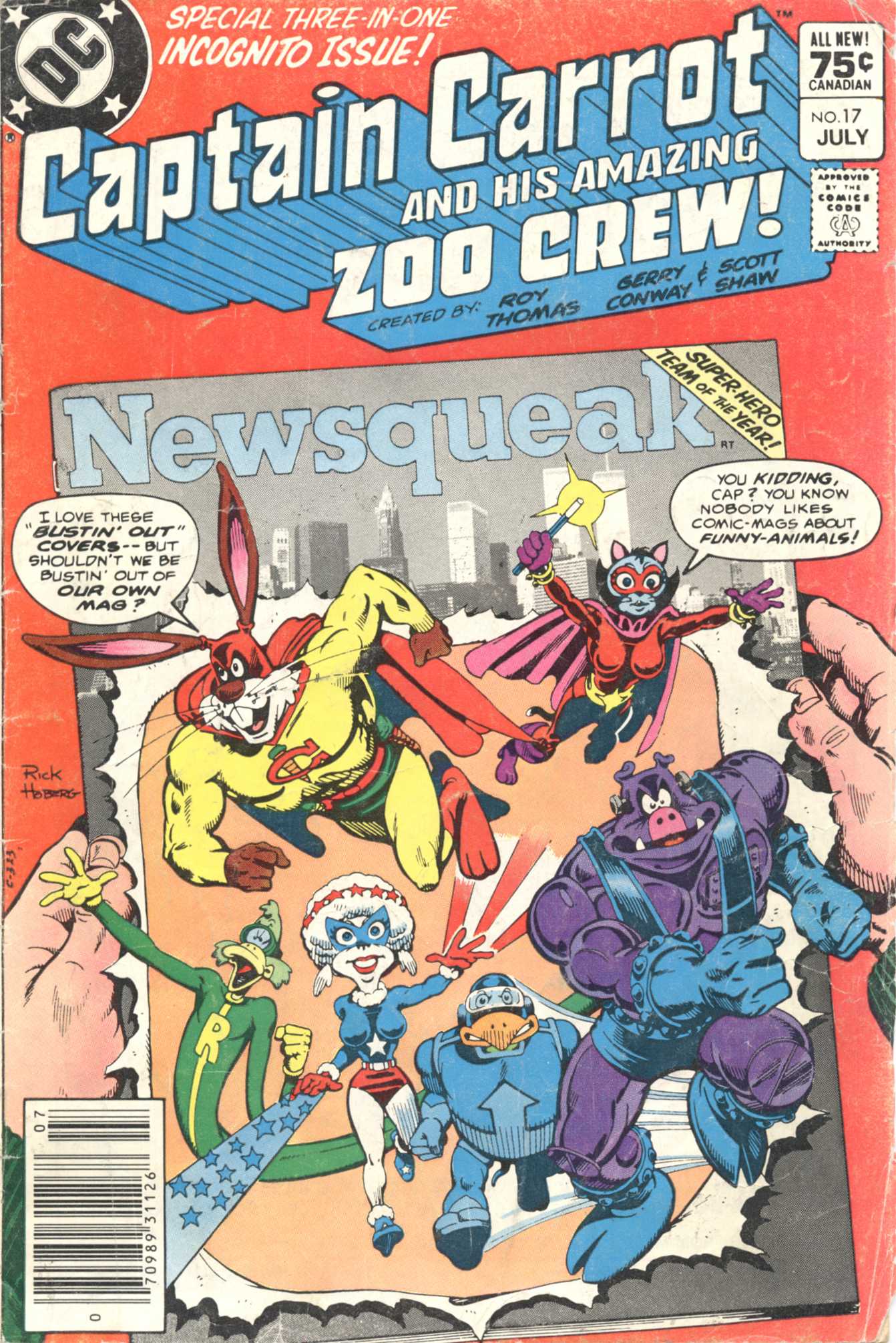 Read online Captain Carrot and His Amazing Zoo Crew! comic -  Issue #17 - 1