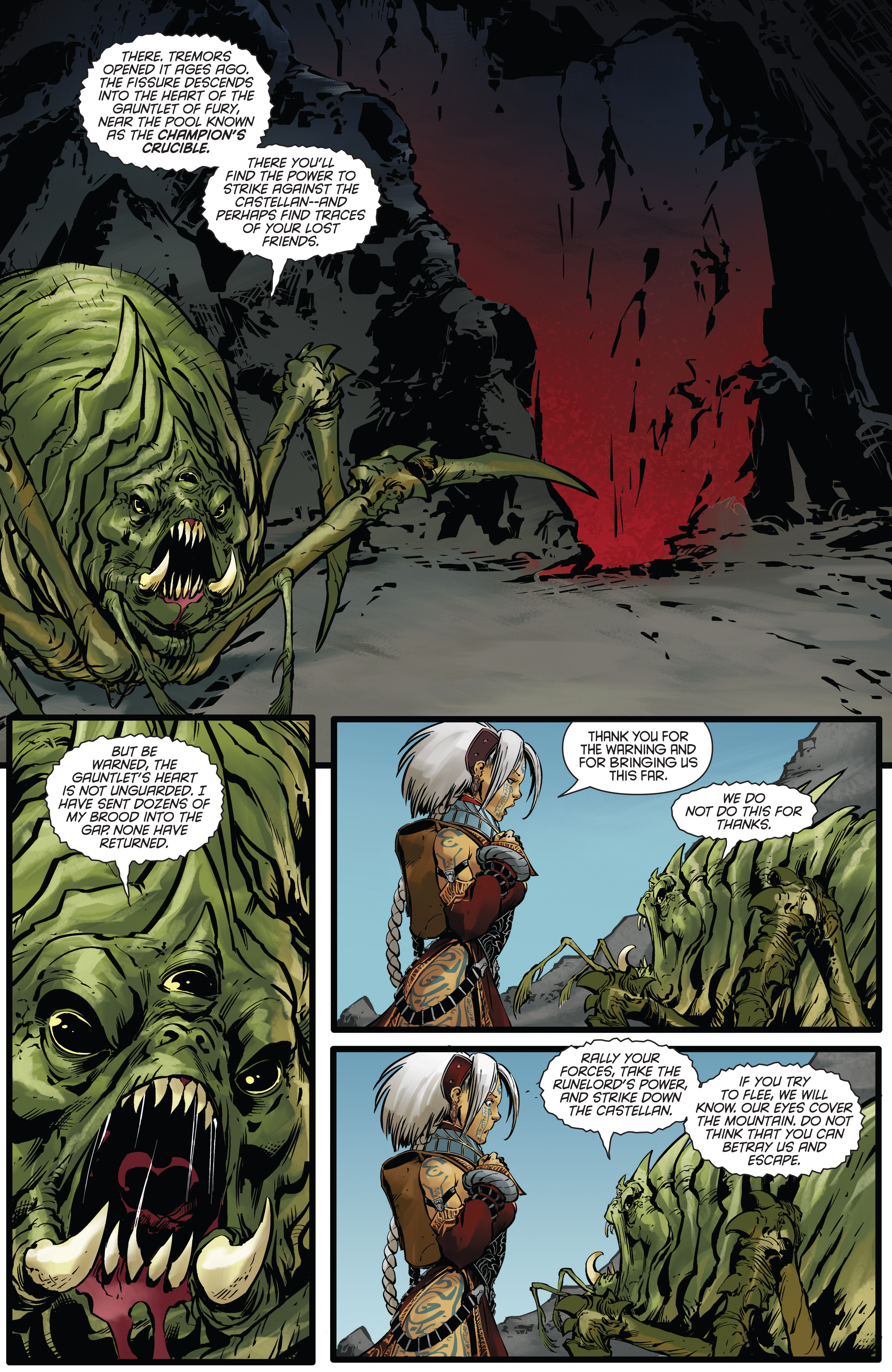 Read online Pathfinder: Hollow Mountain comic -  Issue #5 - 9