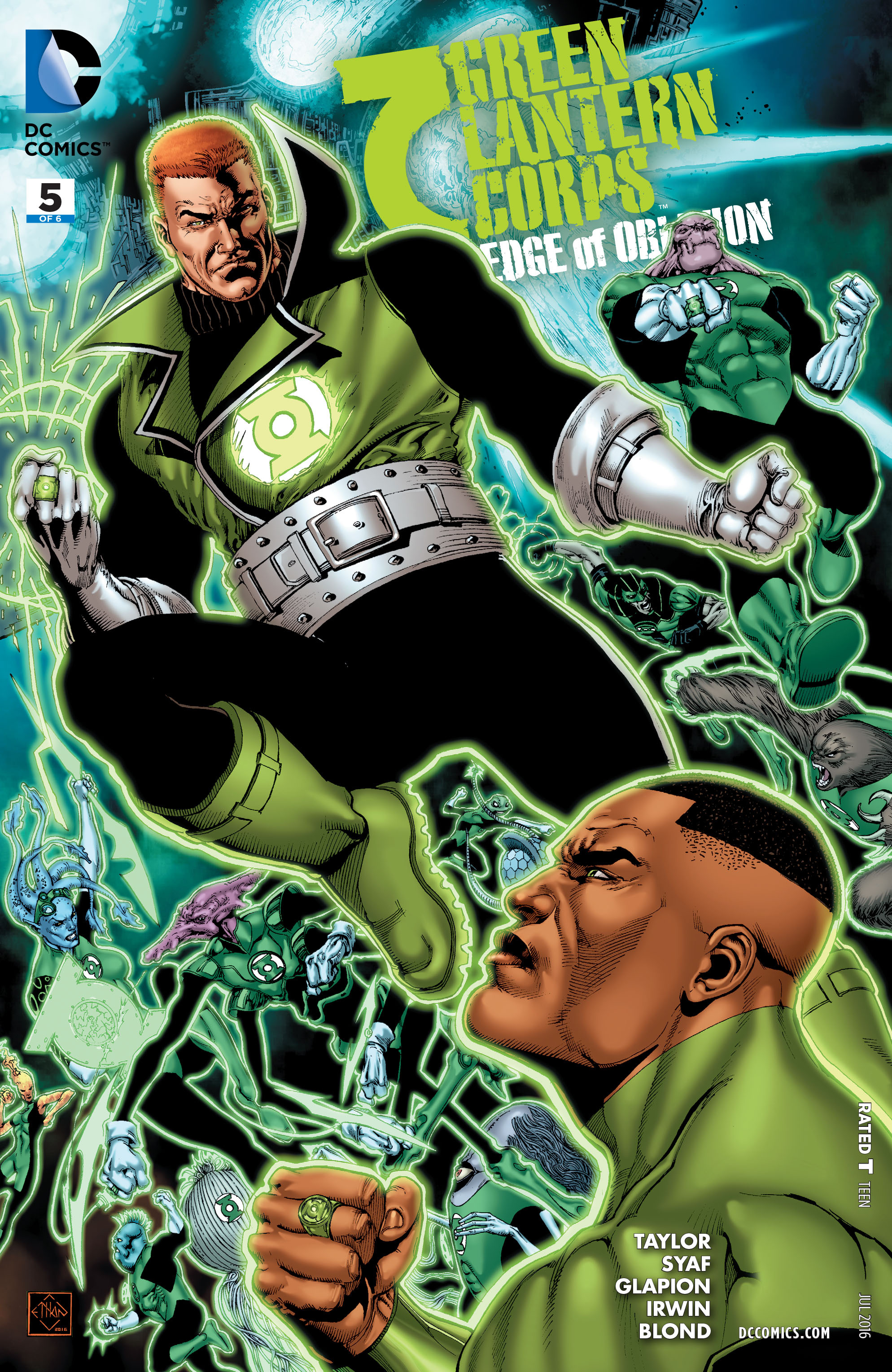 Read online Green Lantern Corps: Edge of Oblivion comic -  Issue #5 - 1