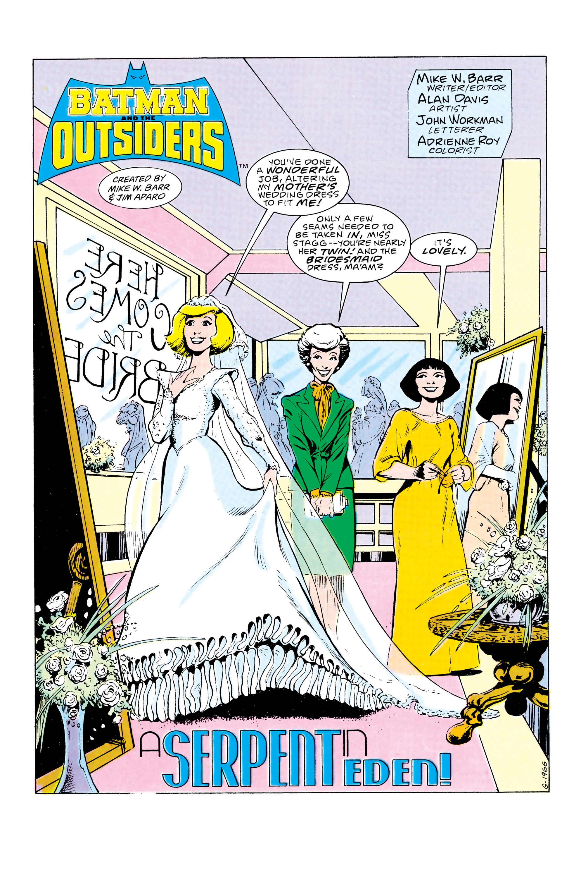 Read online Batman and the Outsiders (1983) comic -  Issue #25 - 2