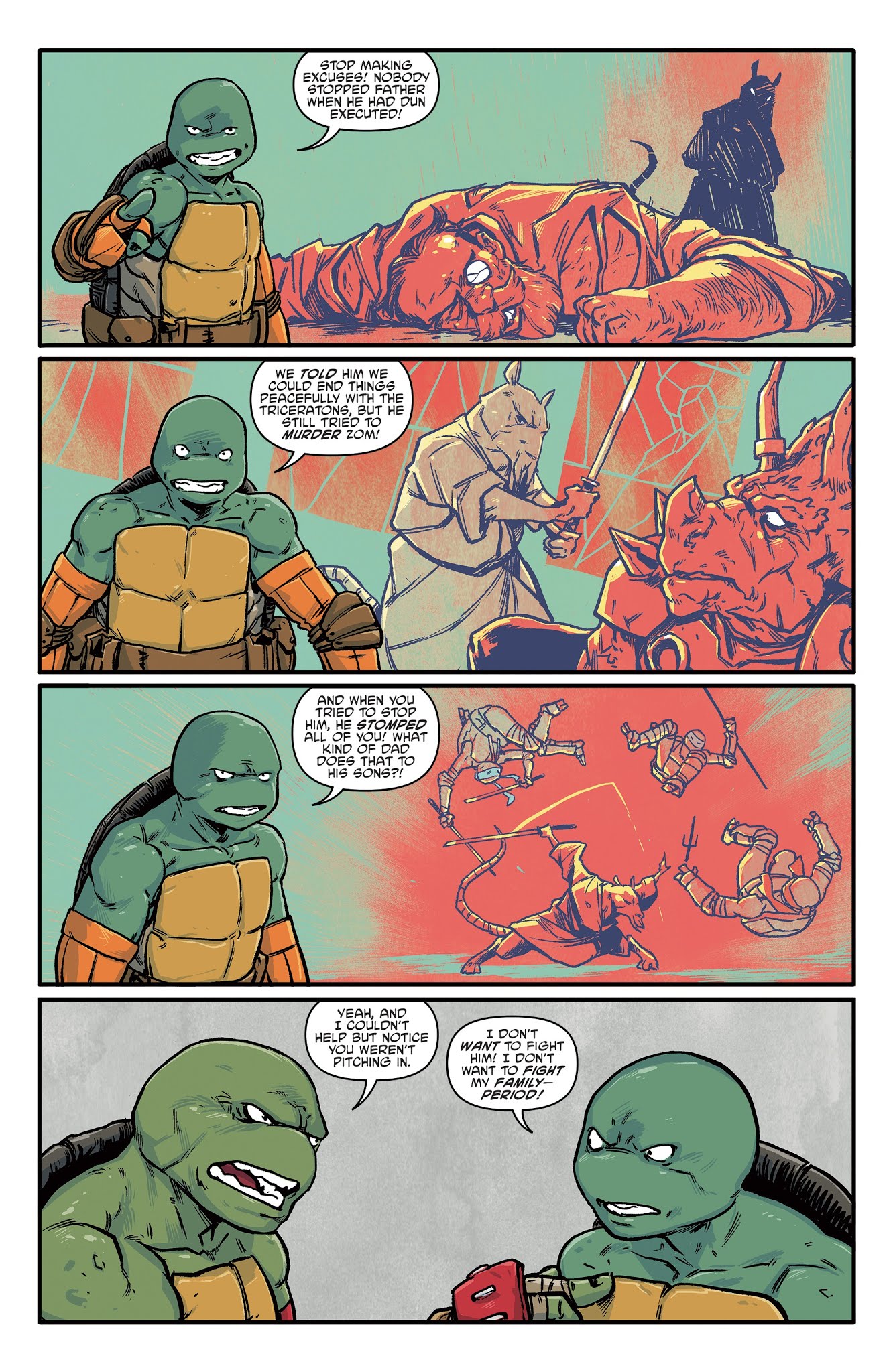 Read online Teenage Mutant Ninja Turtles: Macro-Series comic -  Issue #2 - 14