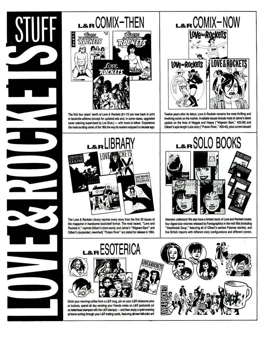 Read online Love and Rockets (1982) comic -  Issue #43 - 34