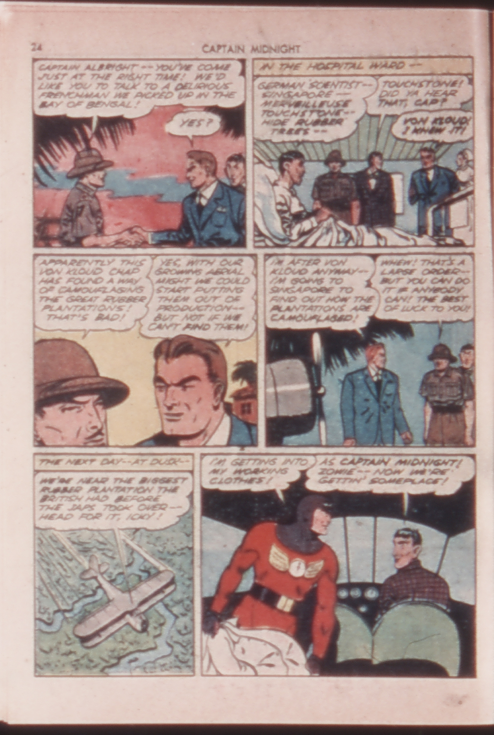 Read online Captain Midnight (1942) comic -  Issue #14 - 23