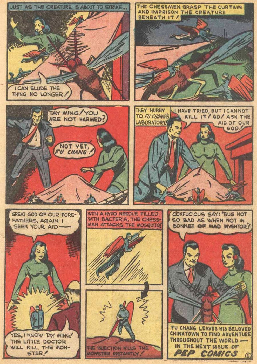 Read online Pep Comics comic -  Issue #7 - 33