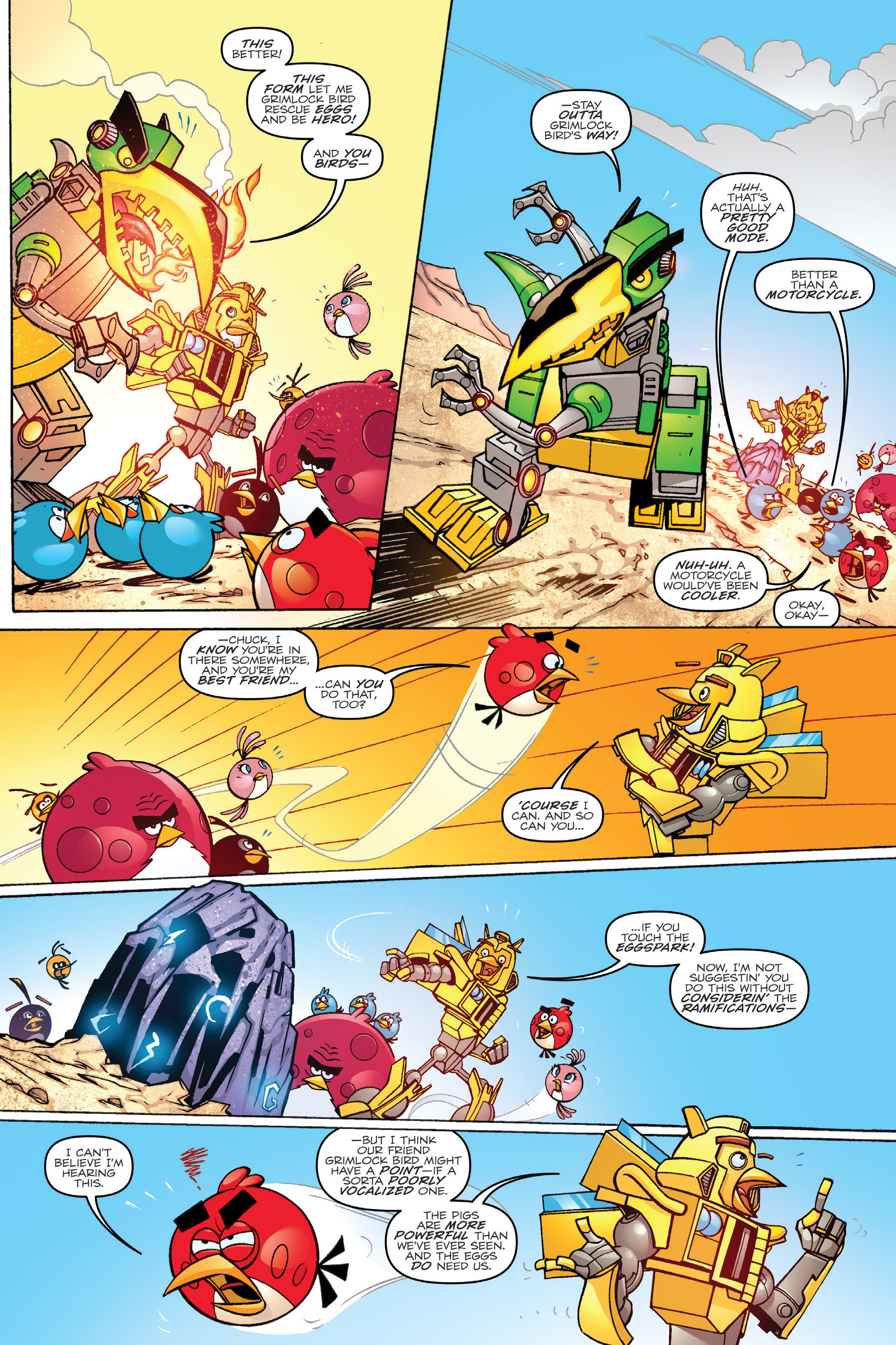 Read online Angry Birds Transformers: Age of Eggstinction comic -  Issue # Full - 31