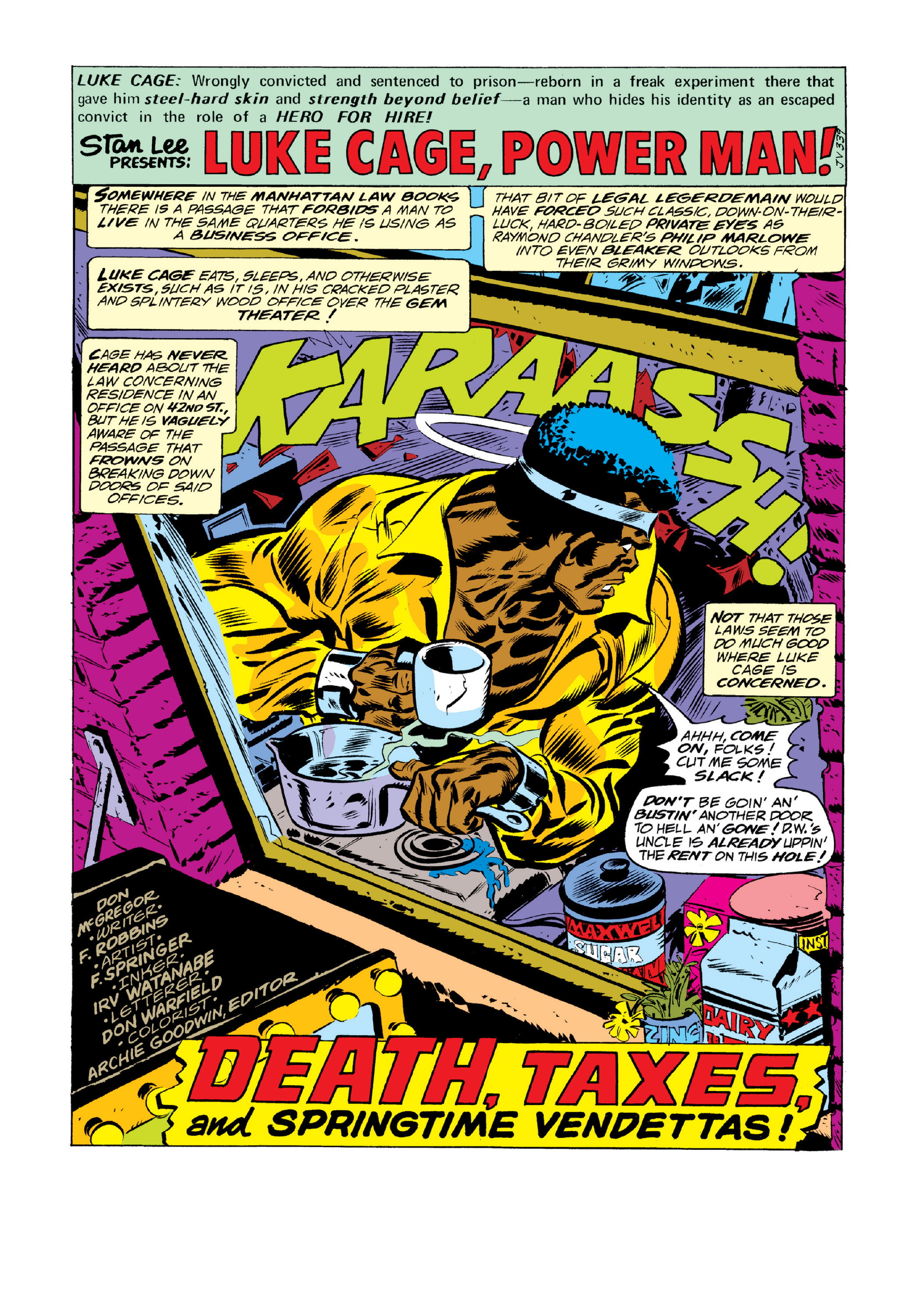 Read online Marvel Masterworks: Luke Cage, Power Man comic -  Issue # TPB 3 (Part 1) - 46