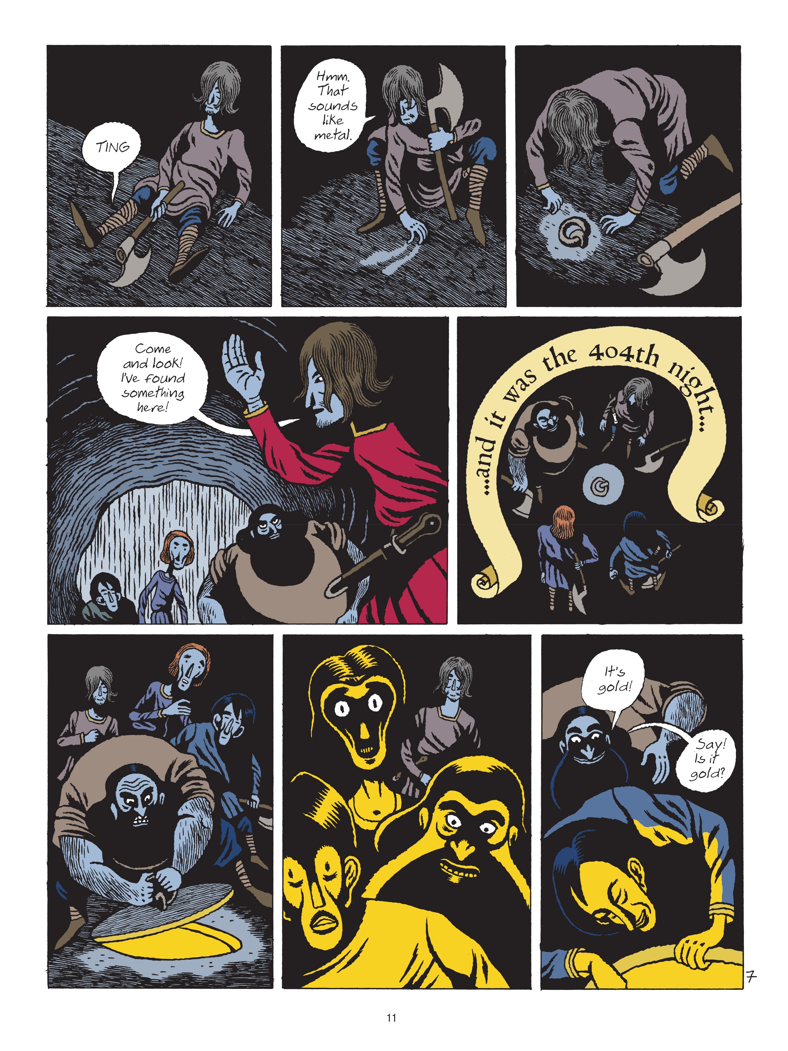 Read online A Tale of a Thousand and One Nights: HASIB & the Queen of Serpents comic -  Issue # TPB - 11