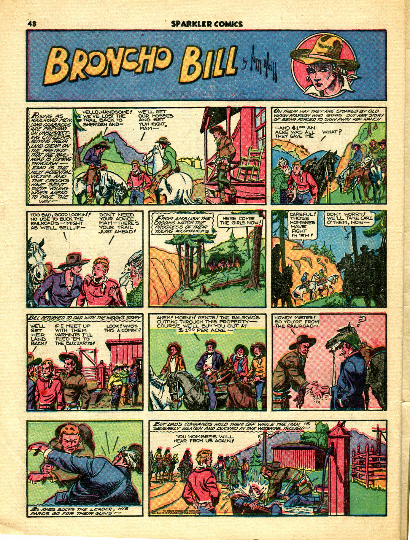 Read online Sparkler Comics comic -  Issue #7 - 42