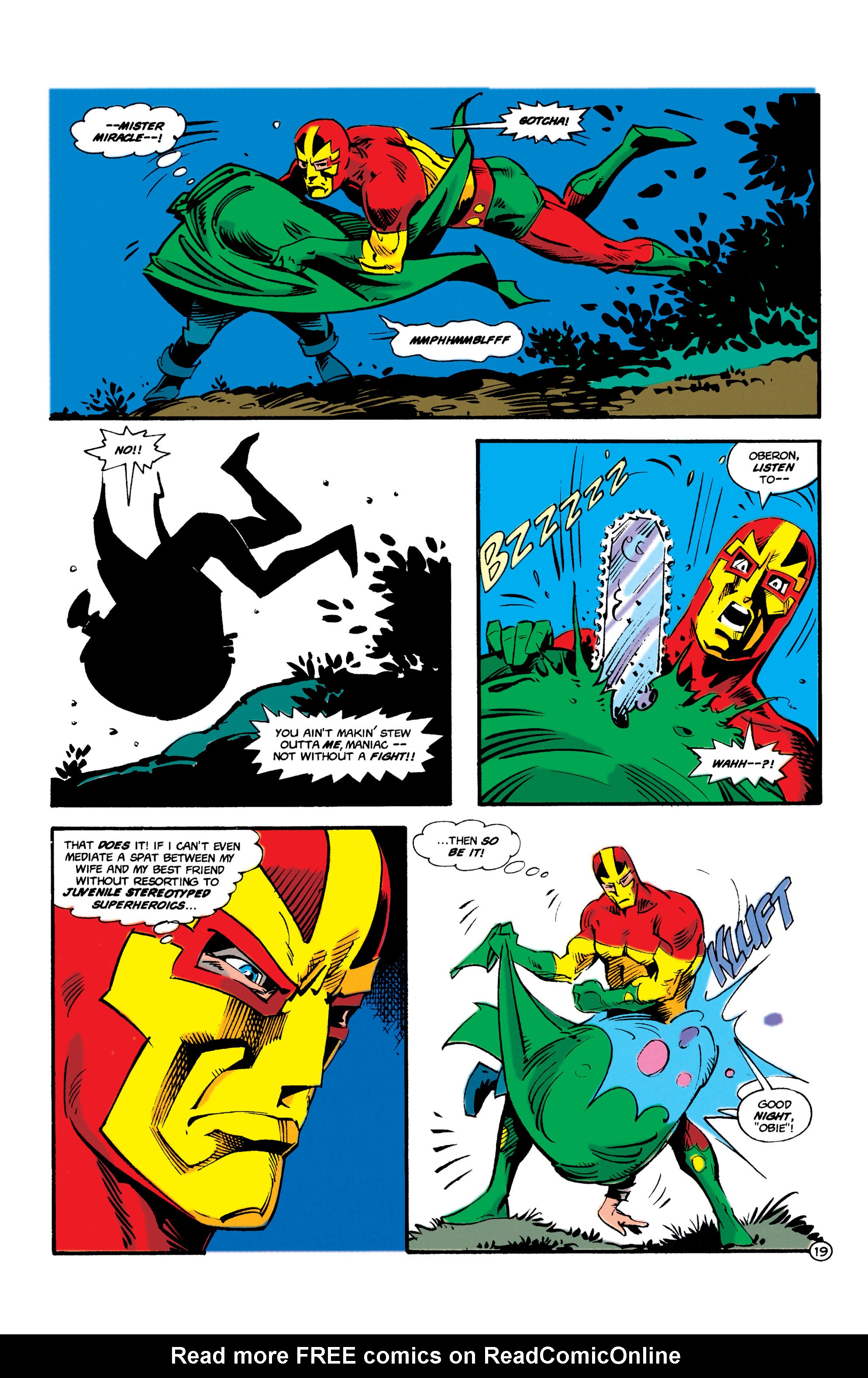 Read online Mister Miracle (1989) comic -  Issue #20 - 20