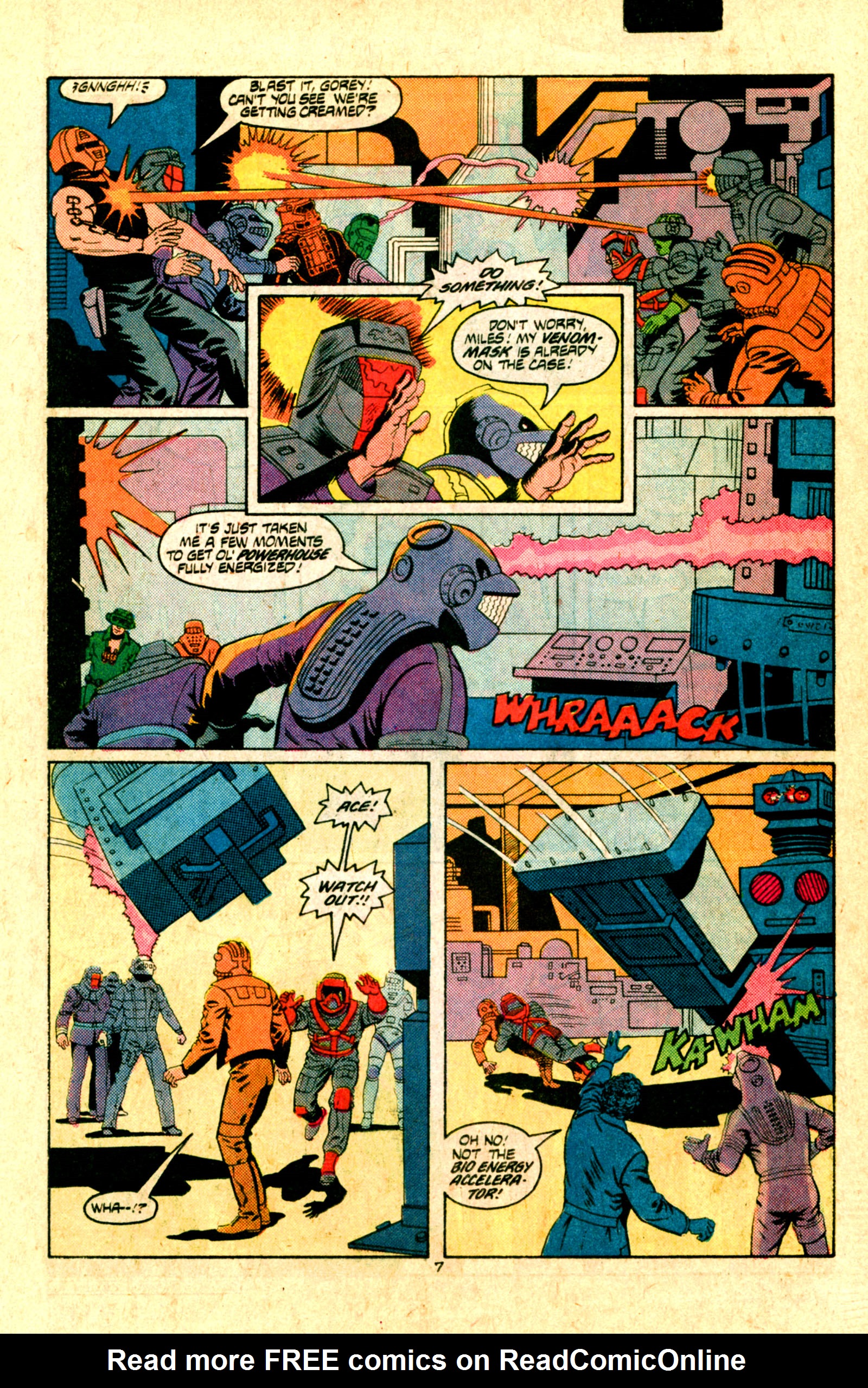 Read online MASK (1987) comic -  Issue #7 - 11