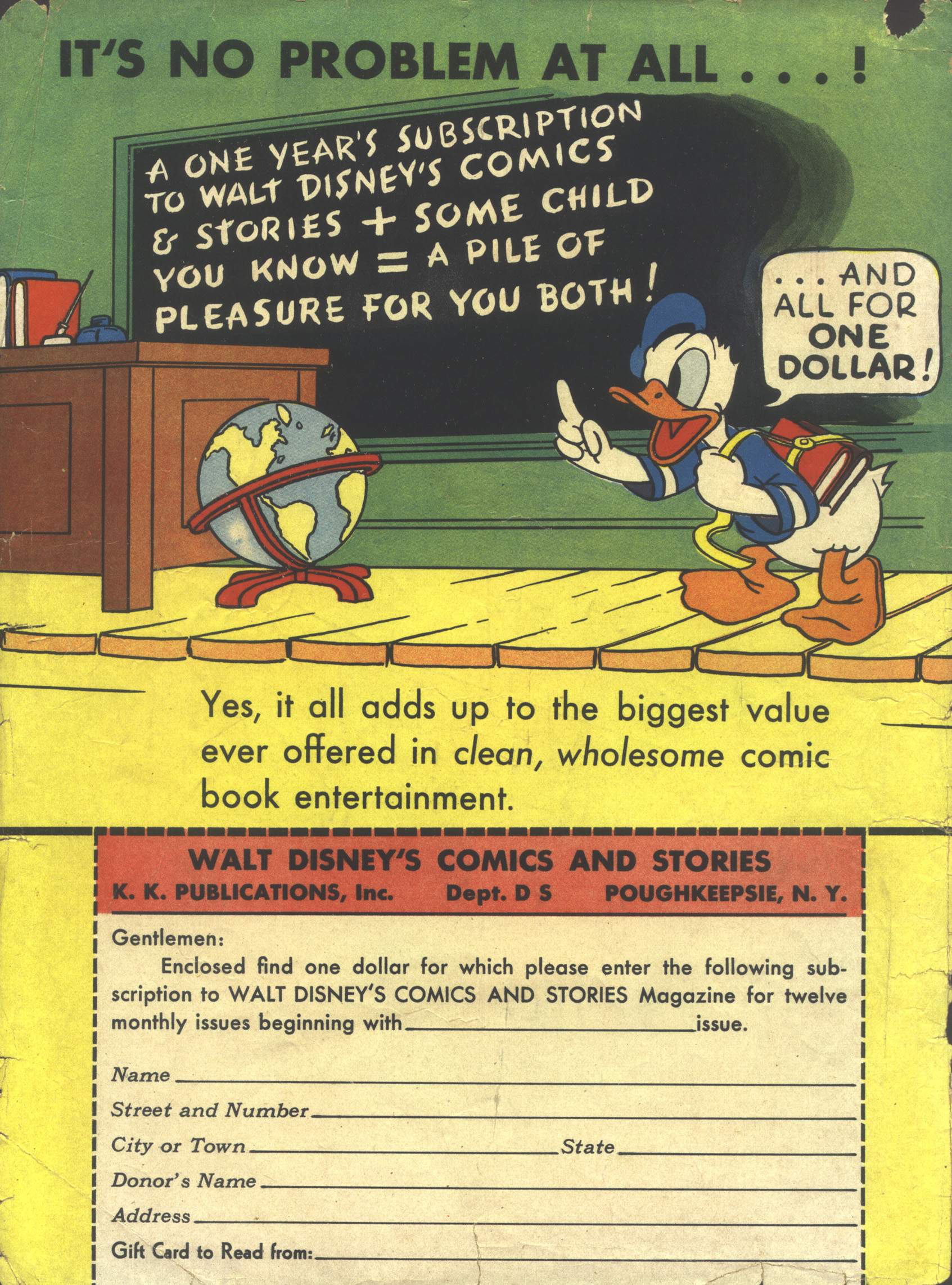 Read online Walt Disney's Comics and Stories comic -  Issue #12 - 2