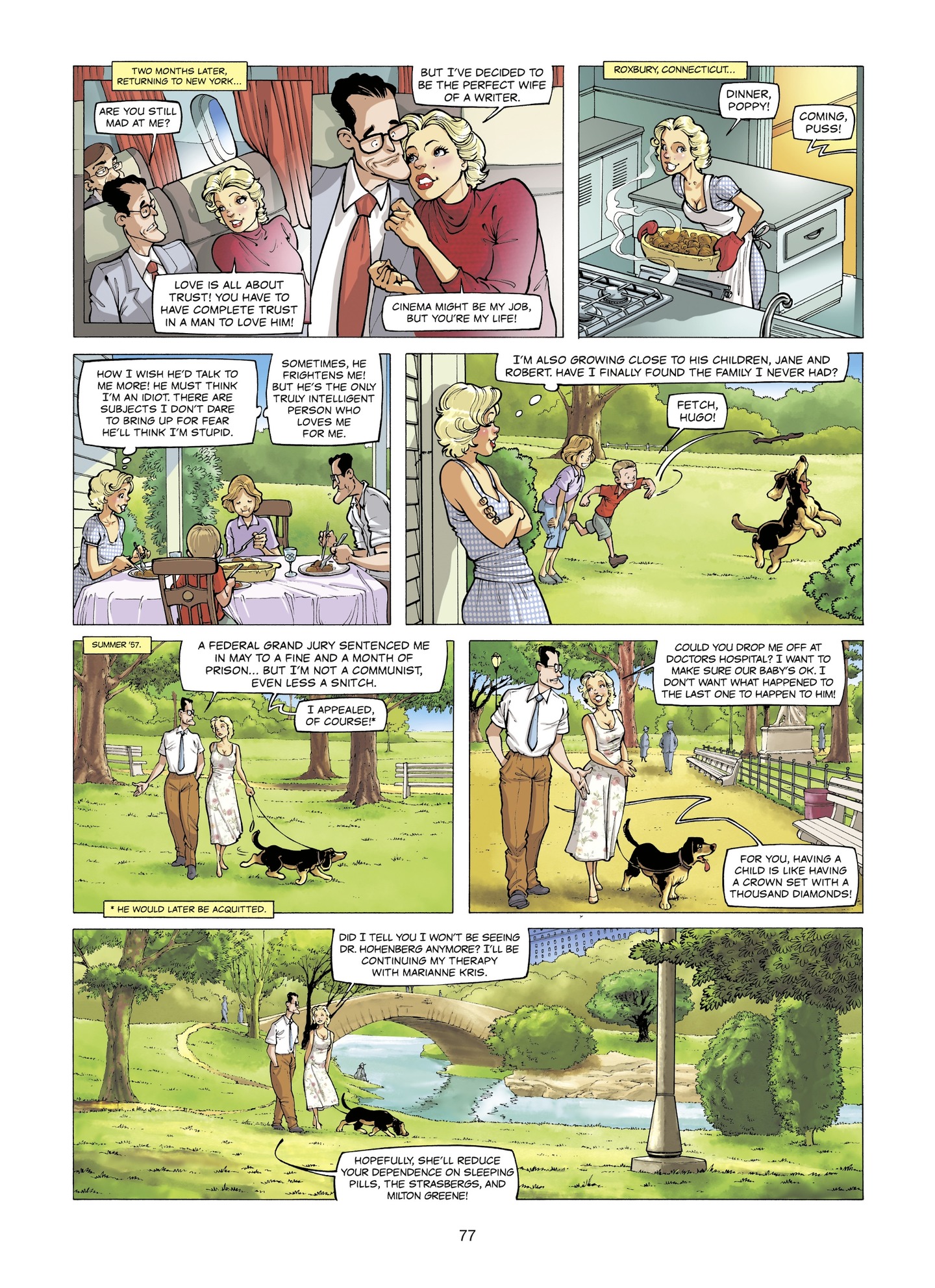 Read online The Stars of History: Marilyn Monroe comic -  Issue # TPB - 77