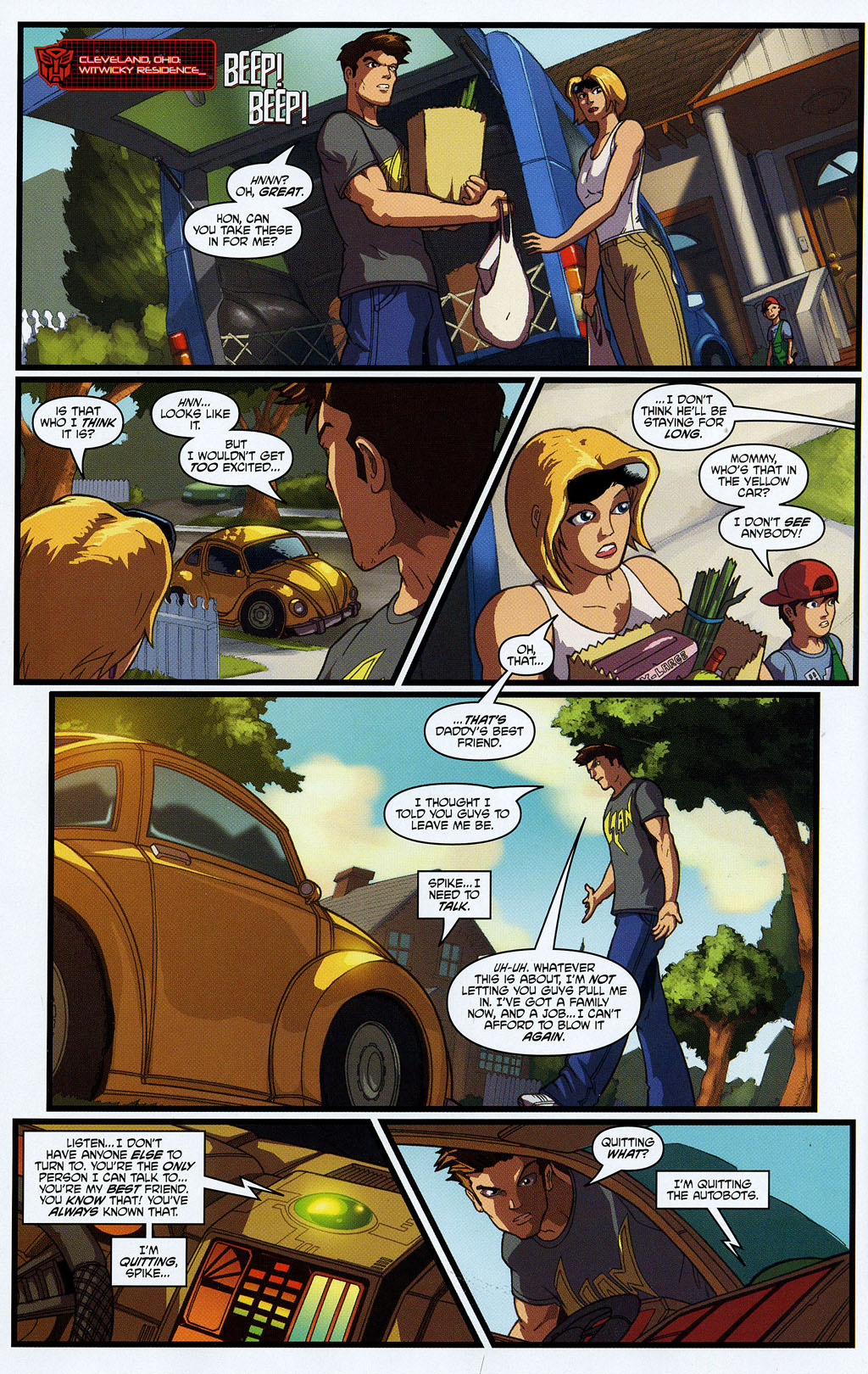 Read online Transformers: Generation 1 (2004) comic -  Issue #8 - 8