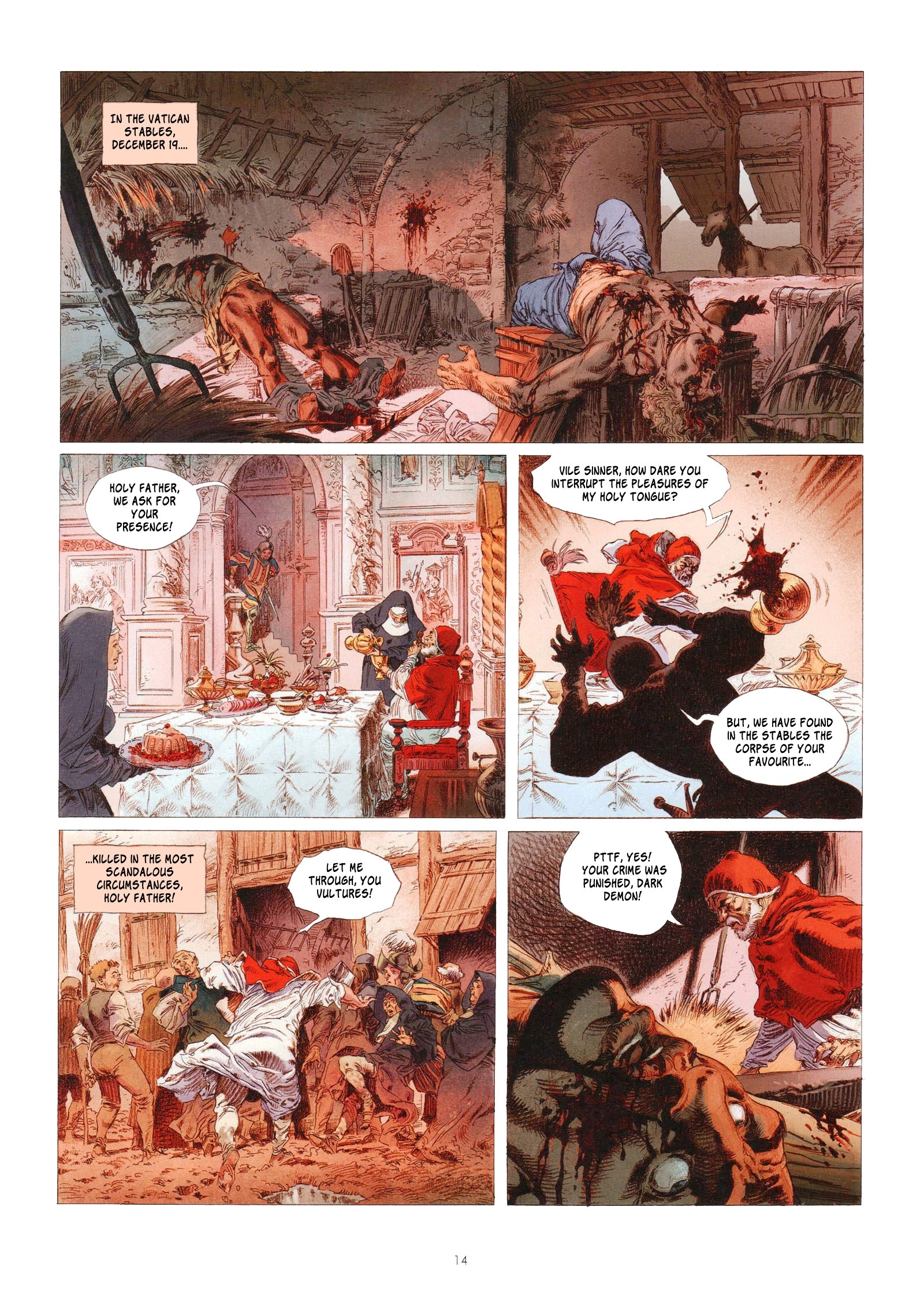 Read online The Terrible Pope comic -  Issue #2 - 14