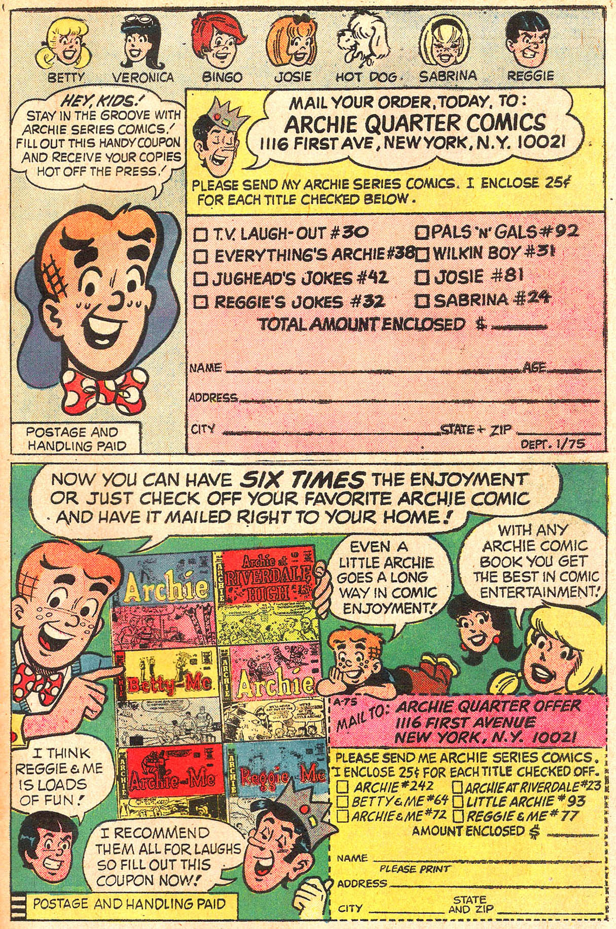 Read online Archie Giant Series Magazine comic -  Issue #229 - 43