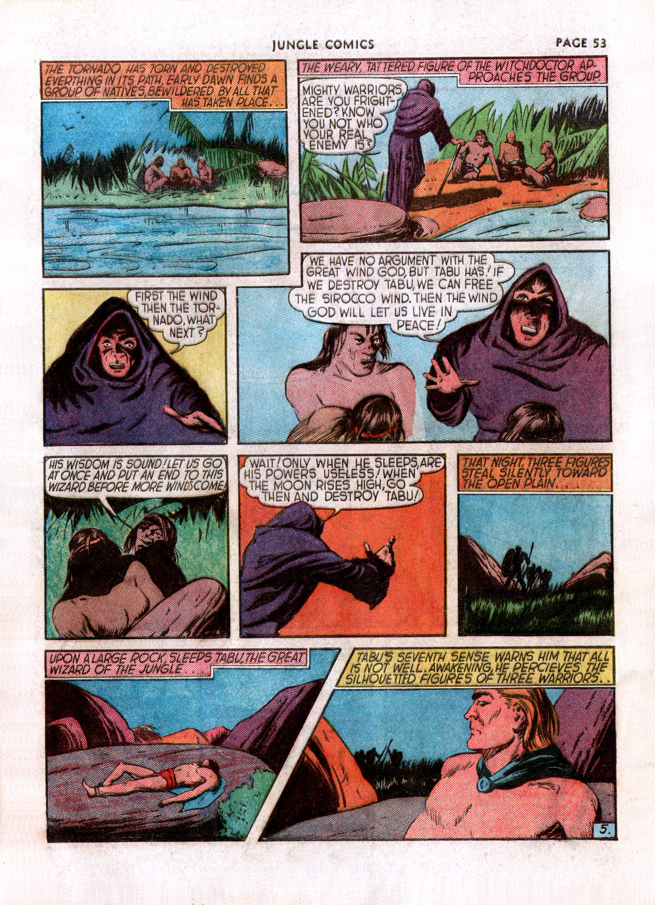 Read online Jungle Comics comic -  Issue #7 - 55