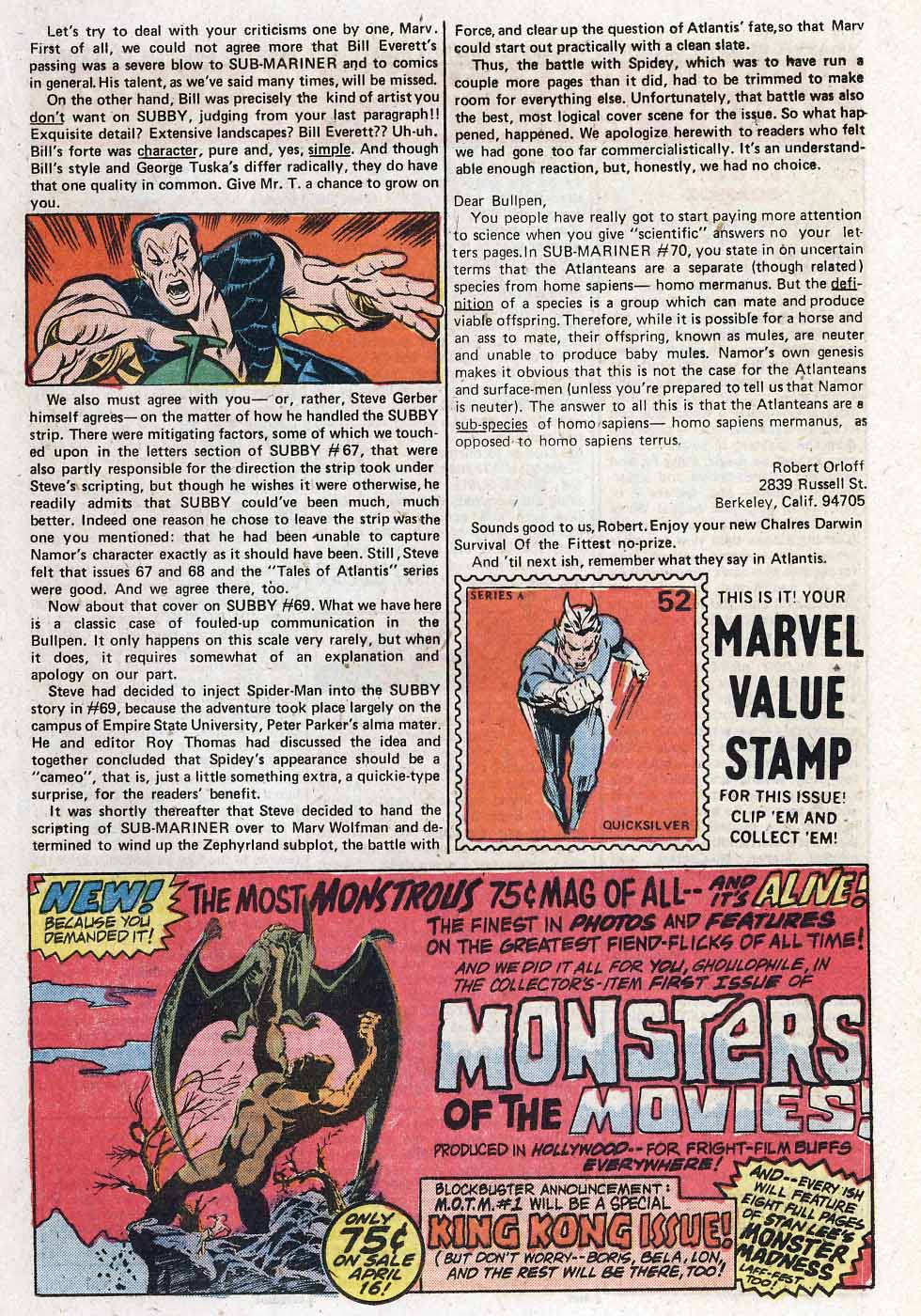 Read online The Sub-Mariner comic -  Issue #71 - 21