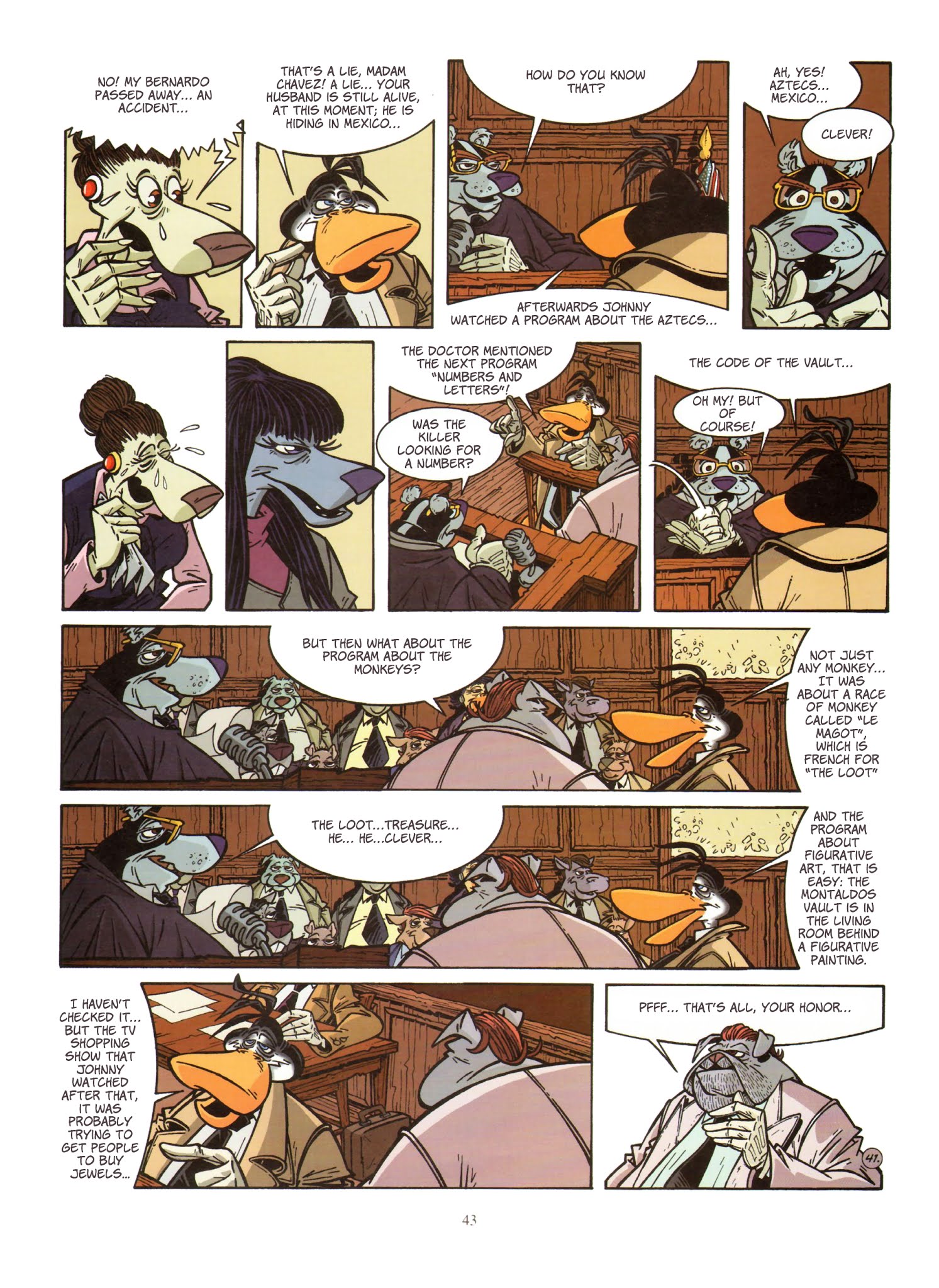 Read online Une enquête de l'inspecteur Canardo comic -  Issue #12 - 44