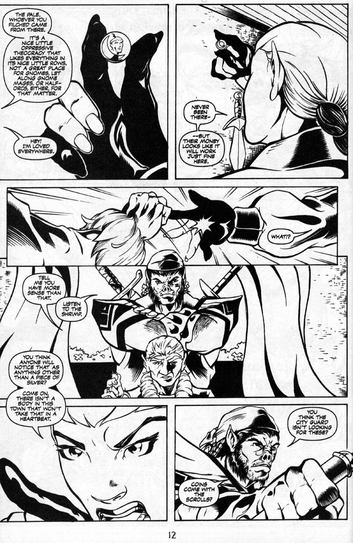 Read online Dungeons & Dragons: Black & White comic -  Issue #1 - 10