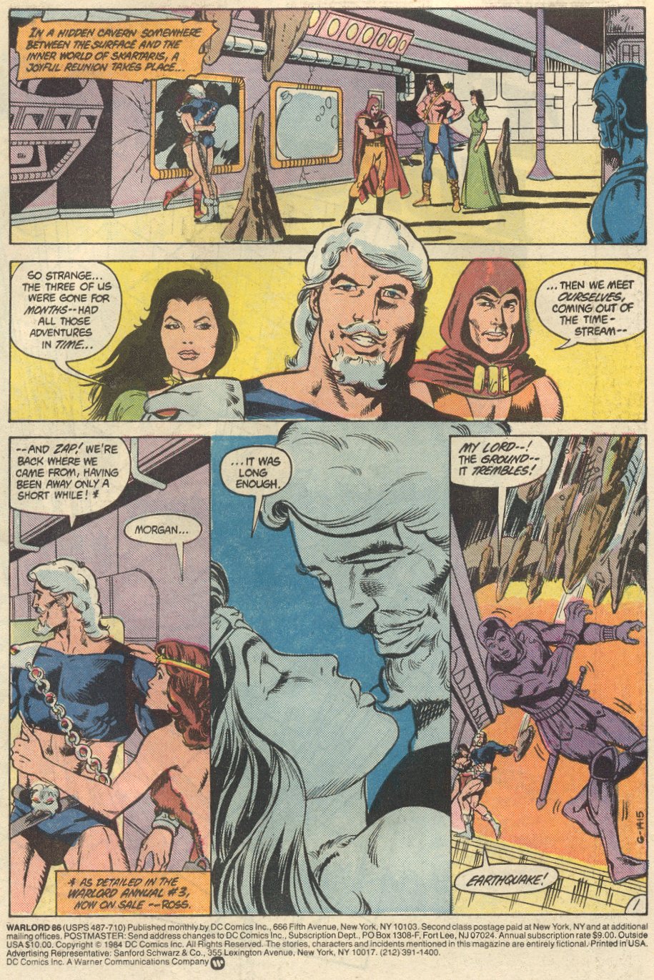 Read online Warlord (1976) comic -  Issue #86 - 2