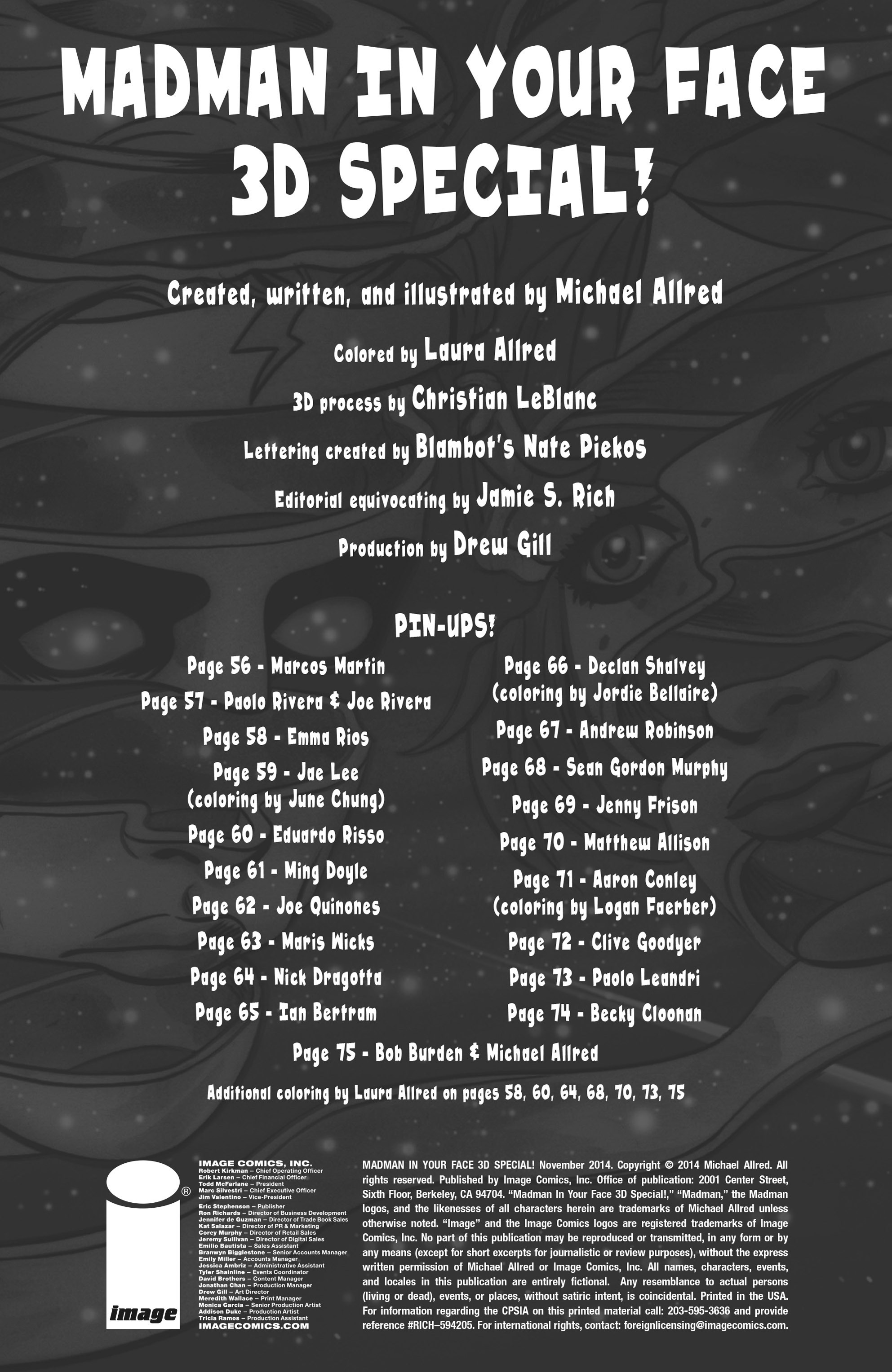 Read online Madman In Your Face 3D Special! comic -  Issue # TPB - 2