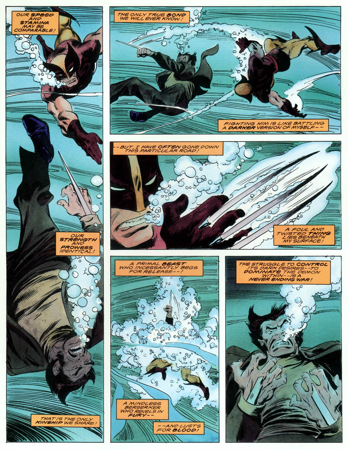 Read online Marvel Graphic Novel comic -  Issue #67 - Wolverine - Bloody Choices - 40
